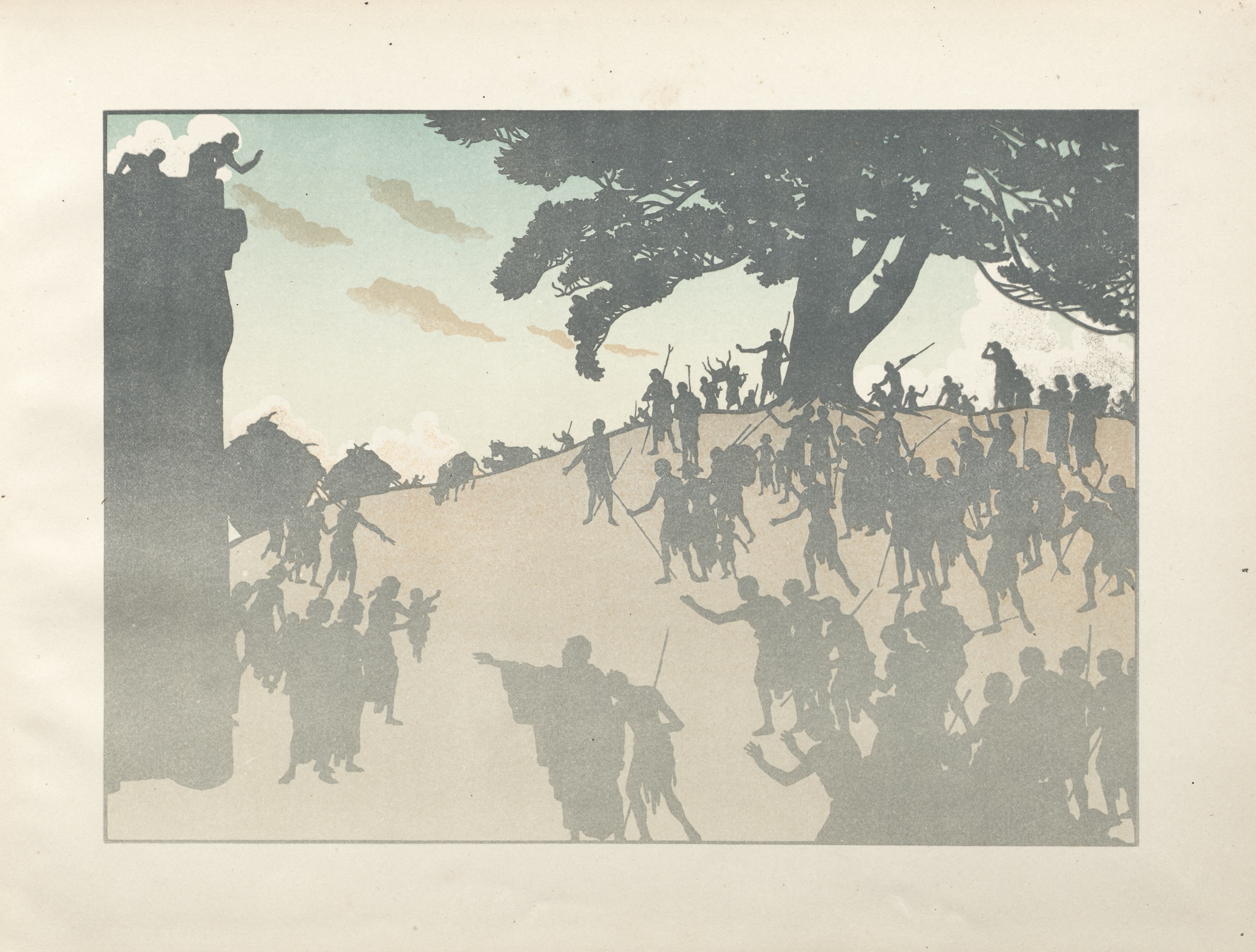 《浪子；第43页》（The Prodigal Son; page 43）｜亨利·里维埃 Henri Rivière｜1895
