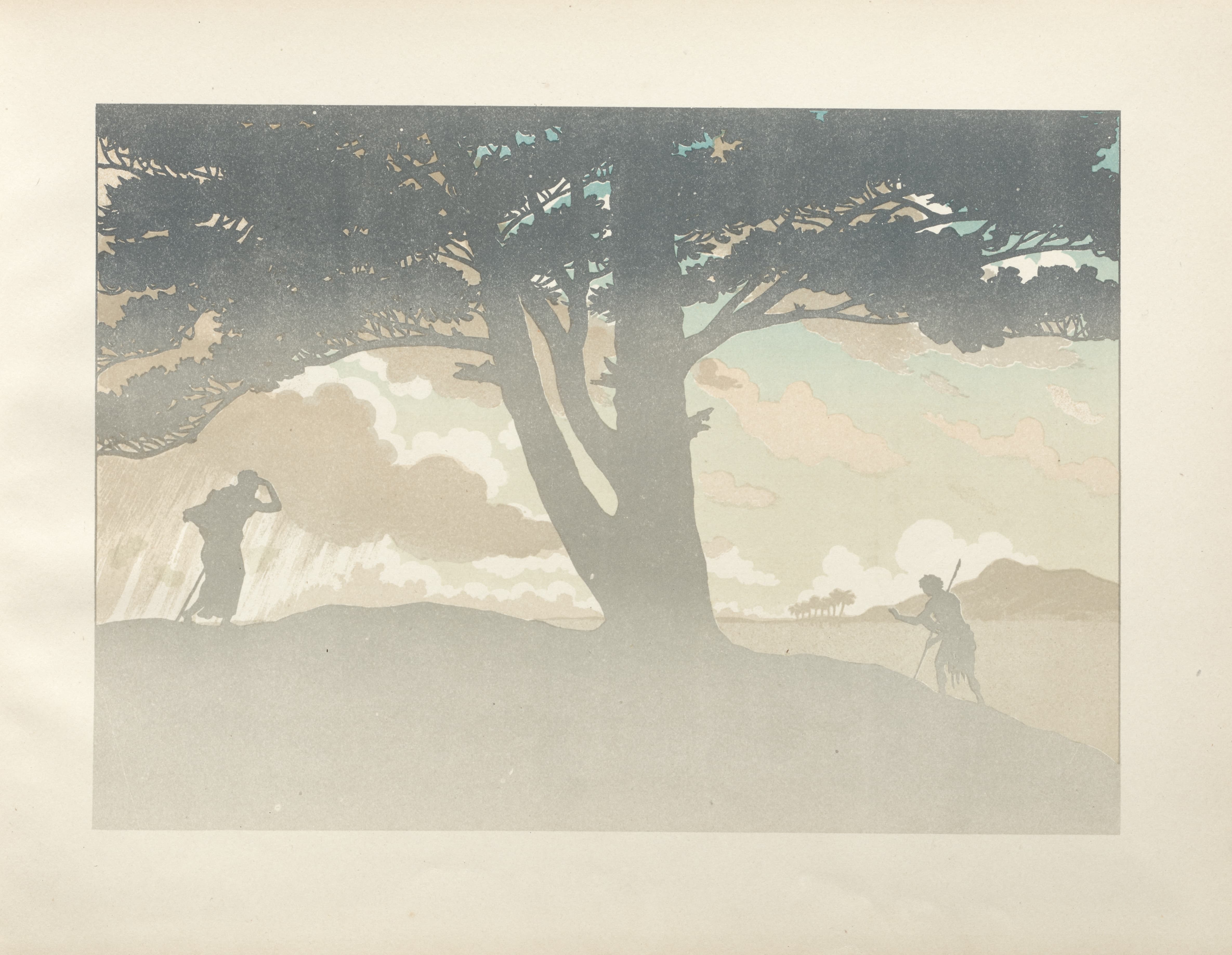 《浪子；第六表》（The Prodigal Son; Sixth Table）｜亨利·里维埃 Henri Rivière｜1895