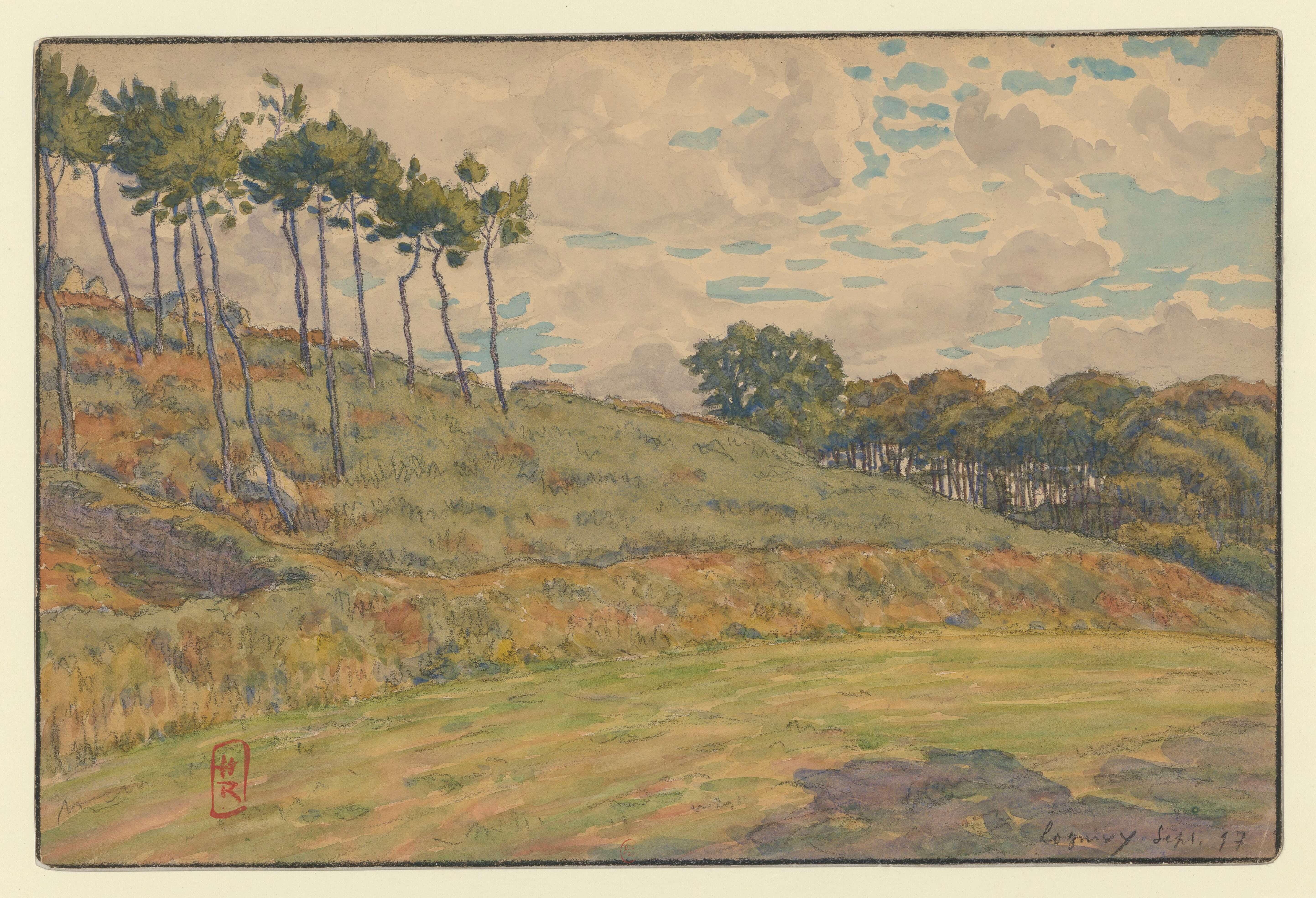 《洛吉维》（Loguivy）｜亨利·里维埃 Henri Rivière｜1897