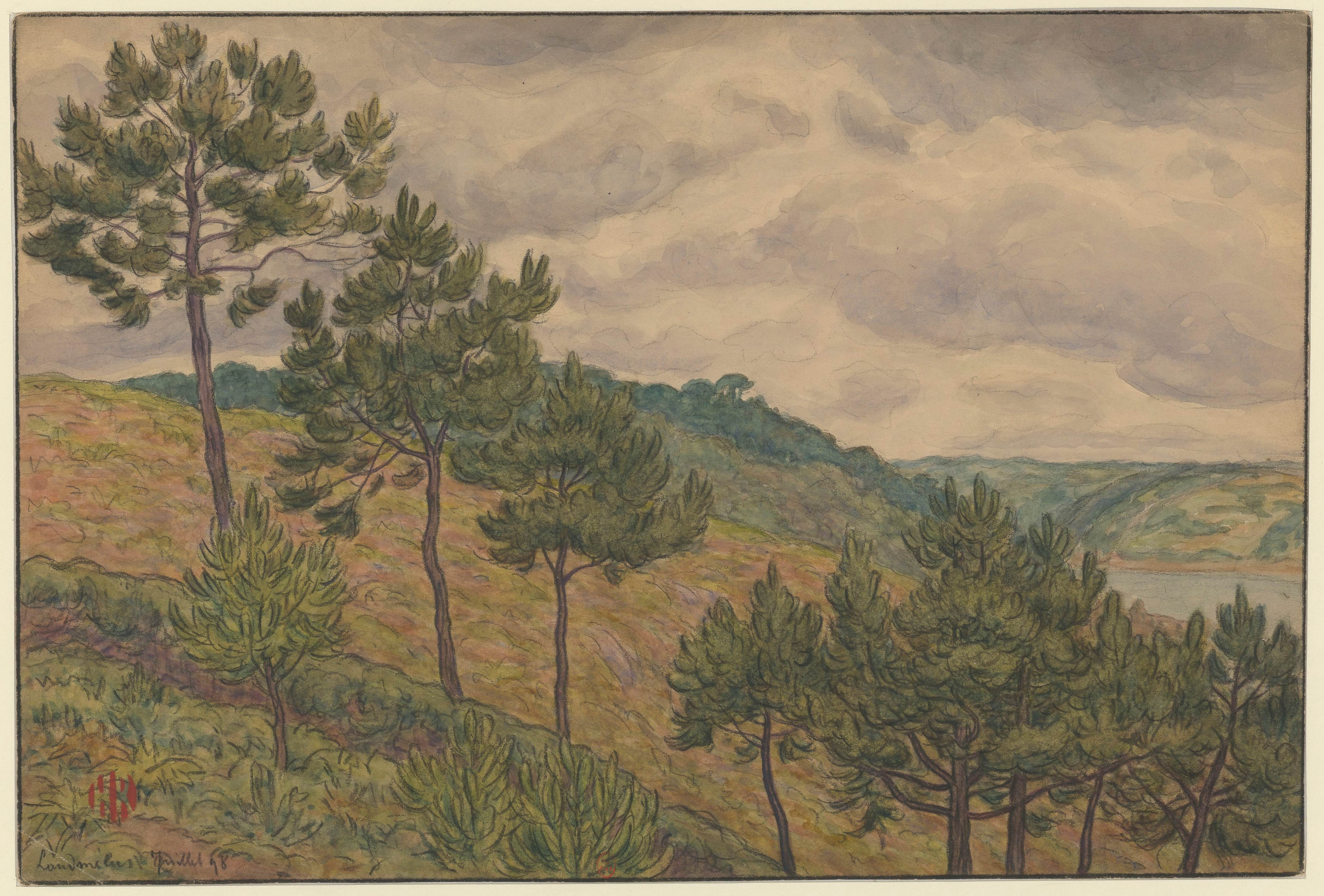 《洛吉维》（Loguivy）｜亨利·里维埃 Henri Rivière｜1898