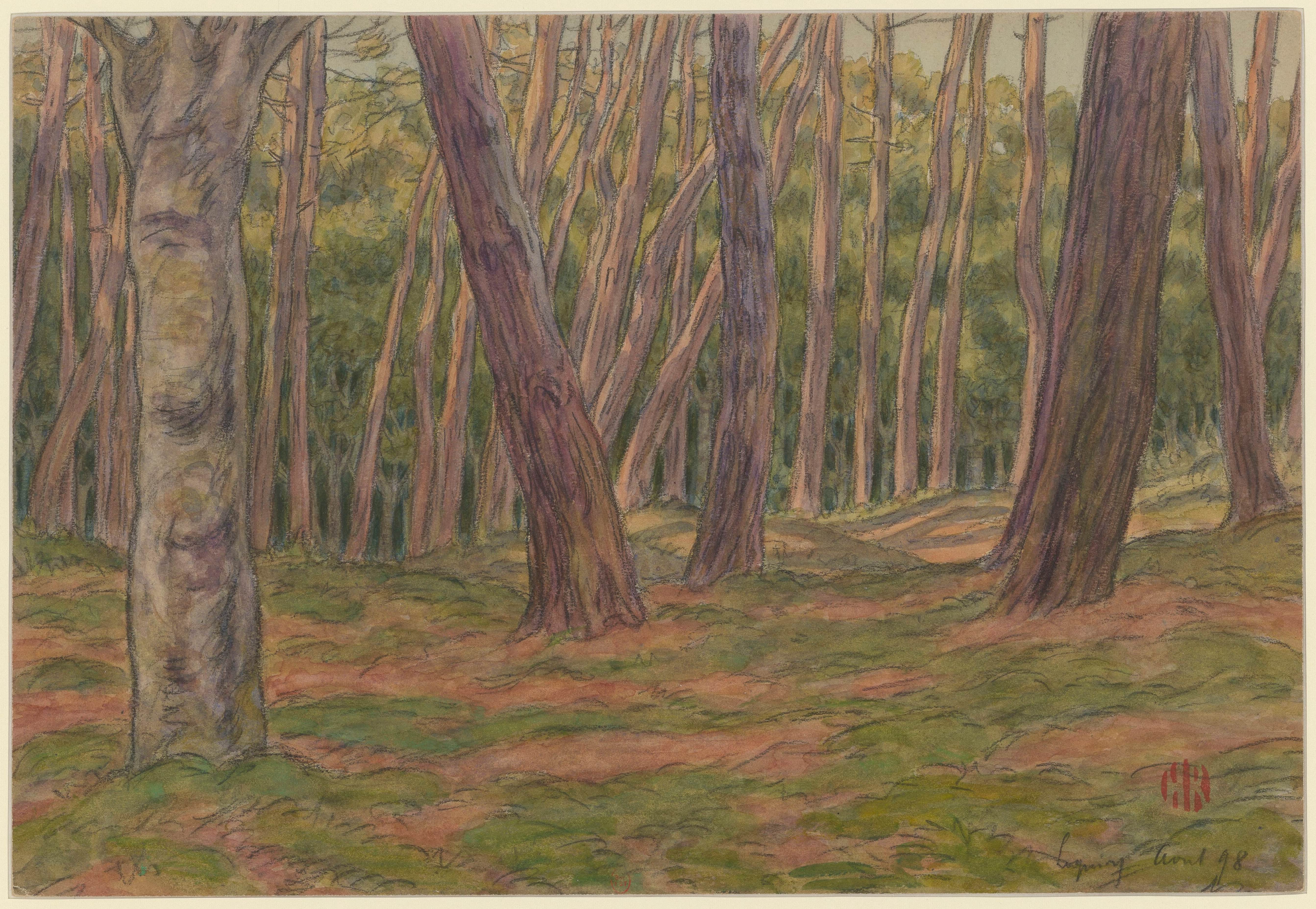 《洛吉维》（Loguivy）｜亨利·里维埃 Henri Rivière｜1898