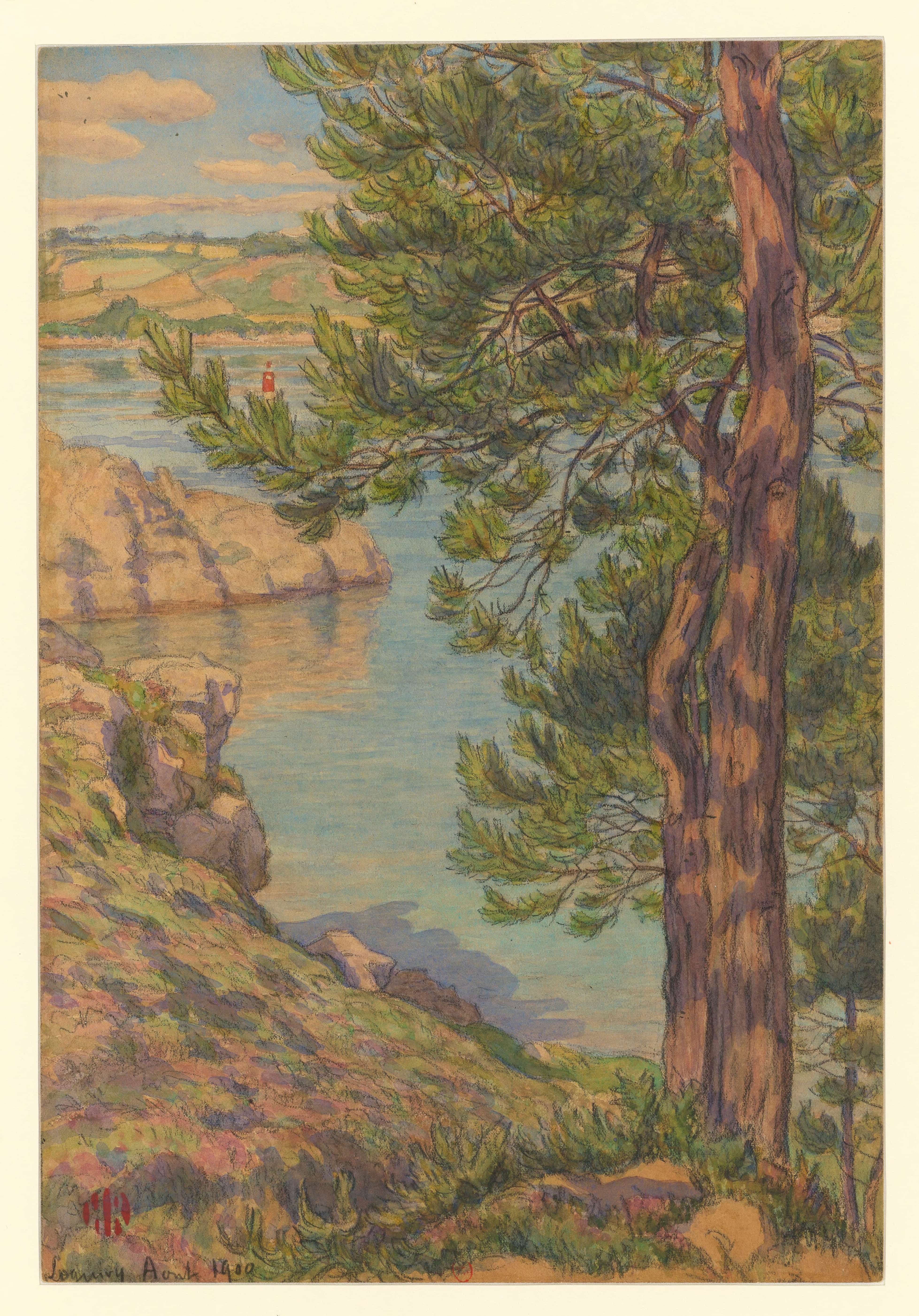《洛吉维》（Loguivy）｜亨利·里维埃 Henri Rivière｜1900