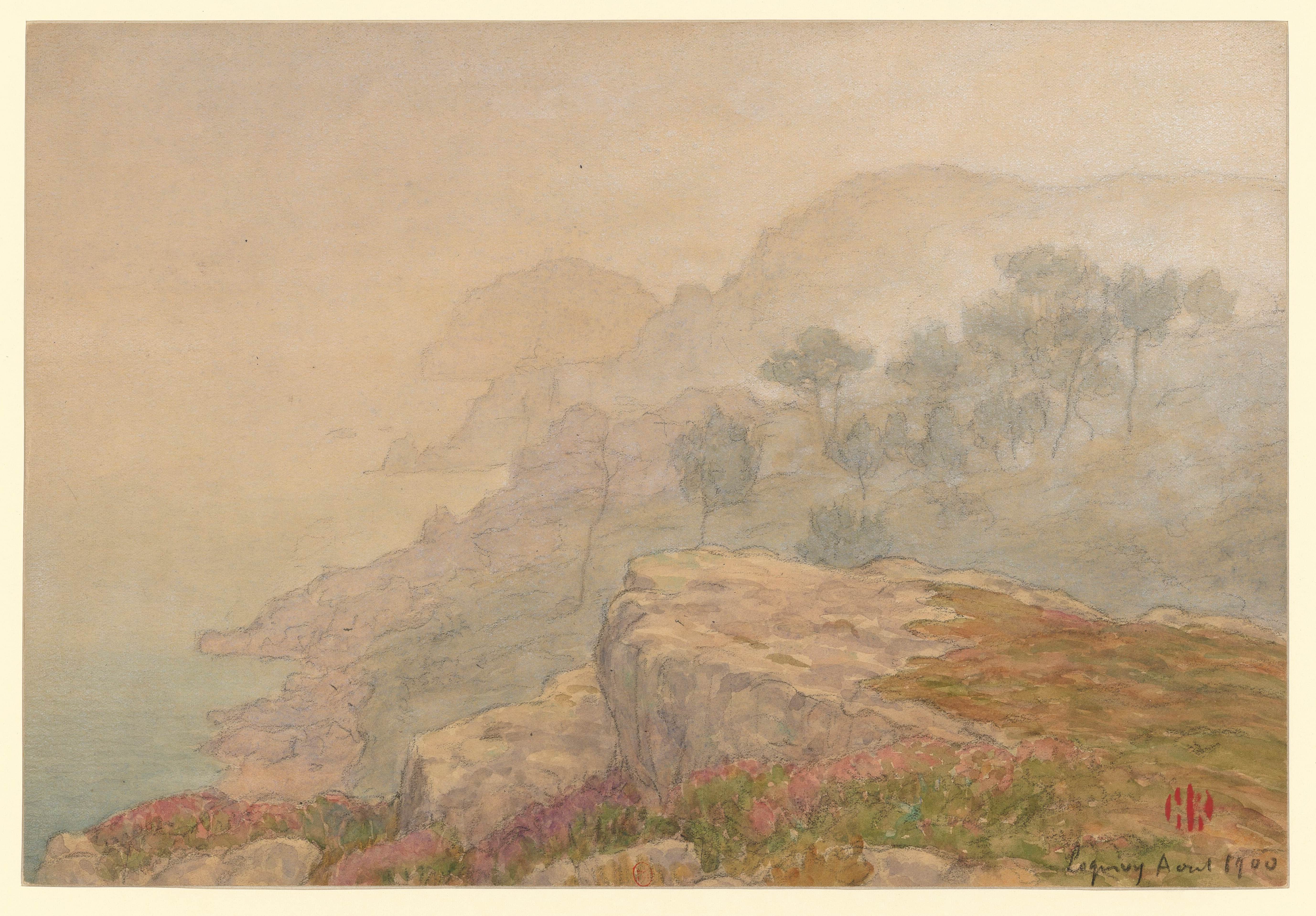《洛吉维》（Loguivy）｜亨利·里维埃 Henri Rivière｜1900
