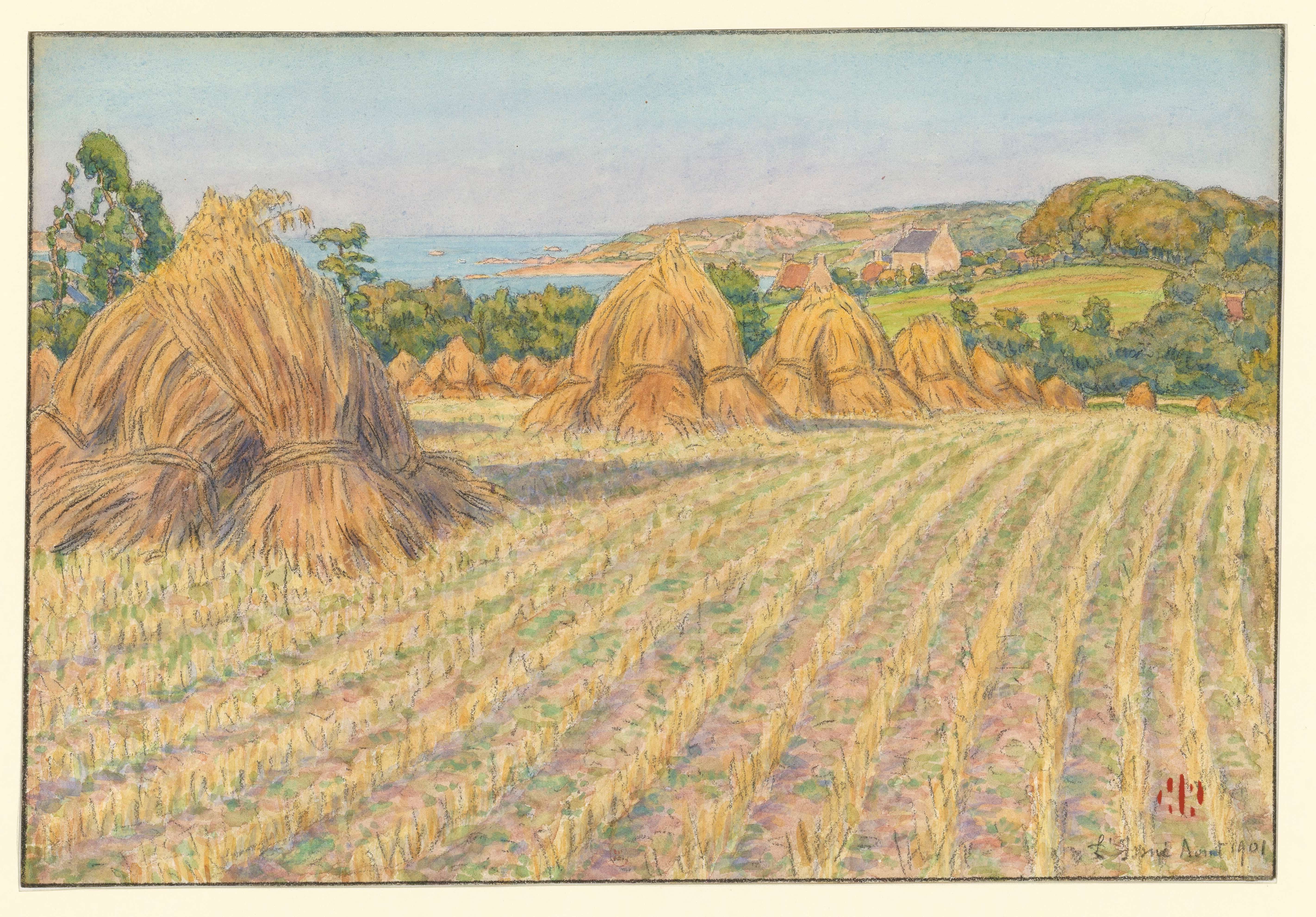 《伊斯内》（The Issne）｜亨利·里维埃 Henri Rivière｜1901