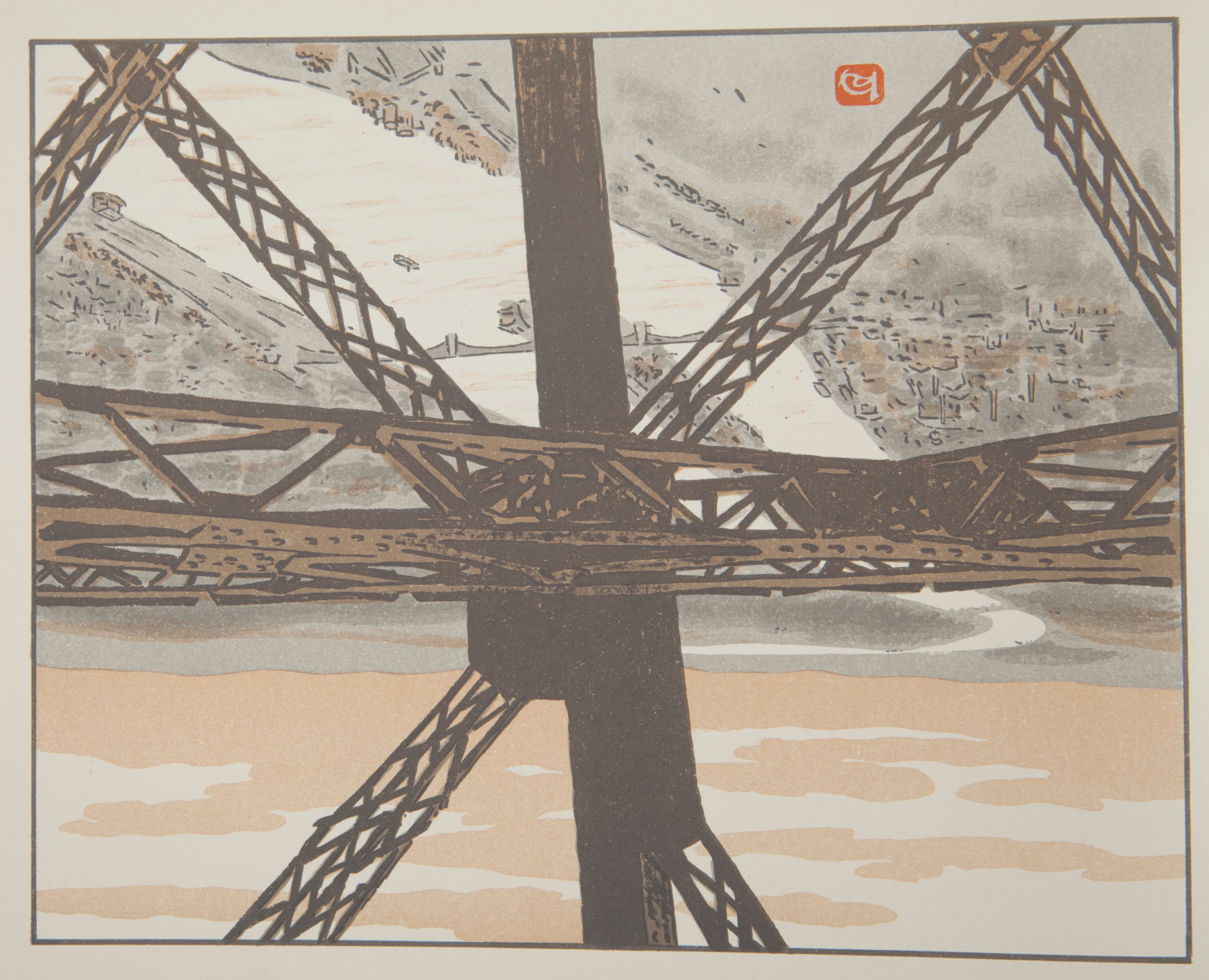 《在图尔》（In the Tur）｜亨利·里维埃 Henri Rivière｜1902