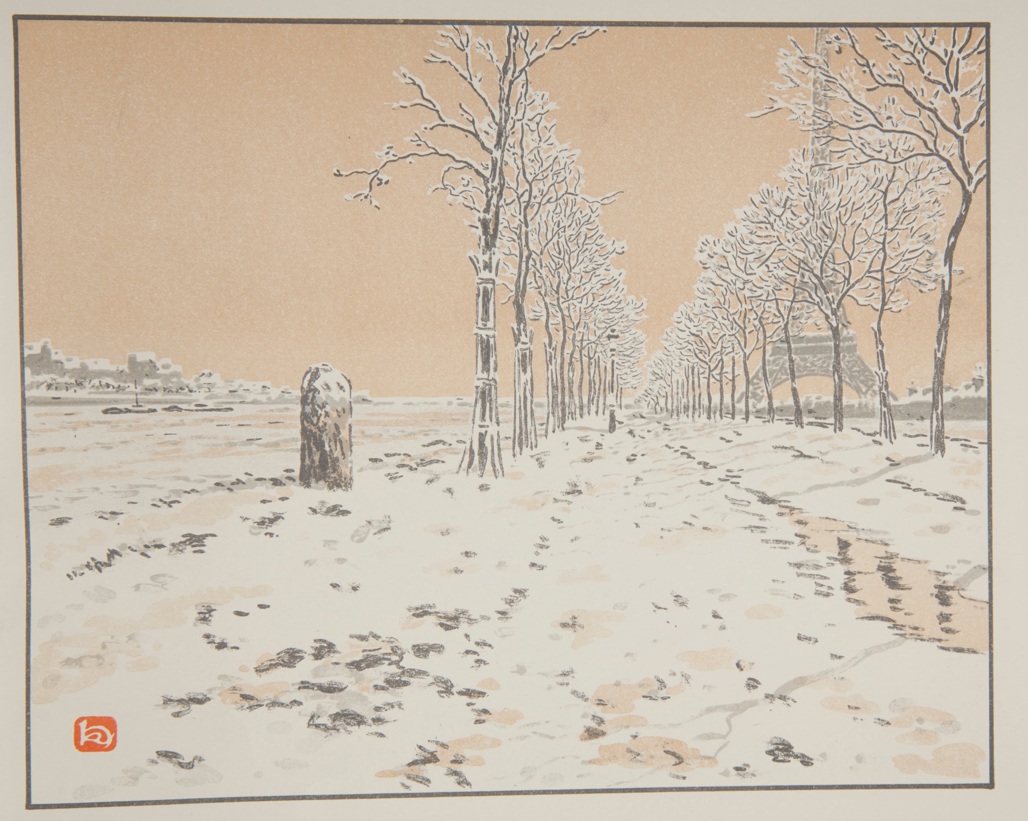 《天鹅岛》（Swan Island）｜亨利·里维埃 Henri Rivière｜1902
