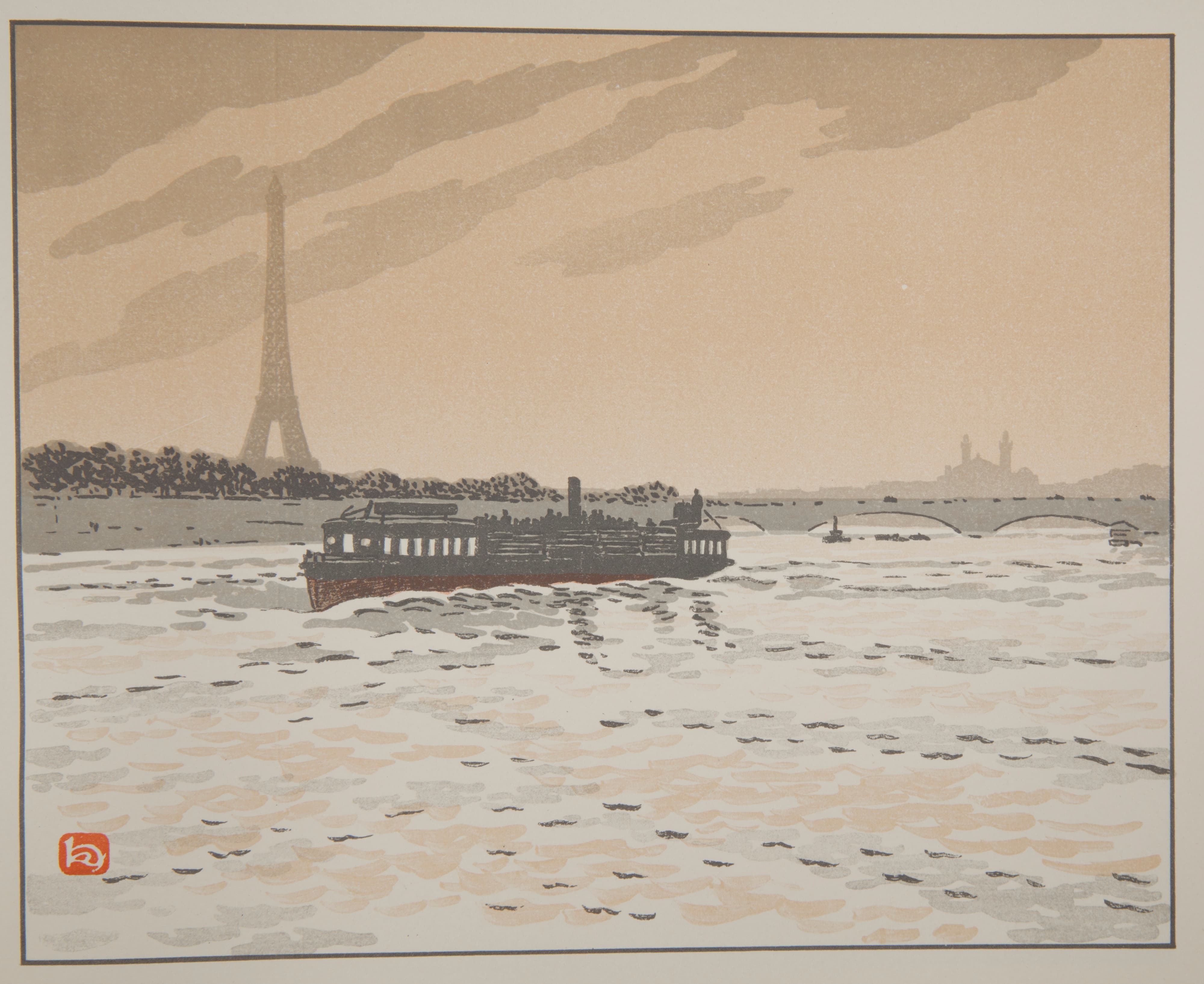 《来自会议的奎特》（From the Quait of the Conference）｜亨利·里维埃 Henri Rivière｜1902