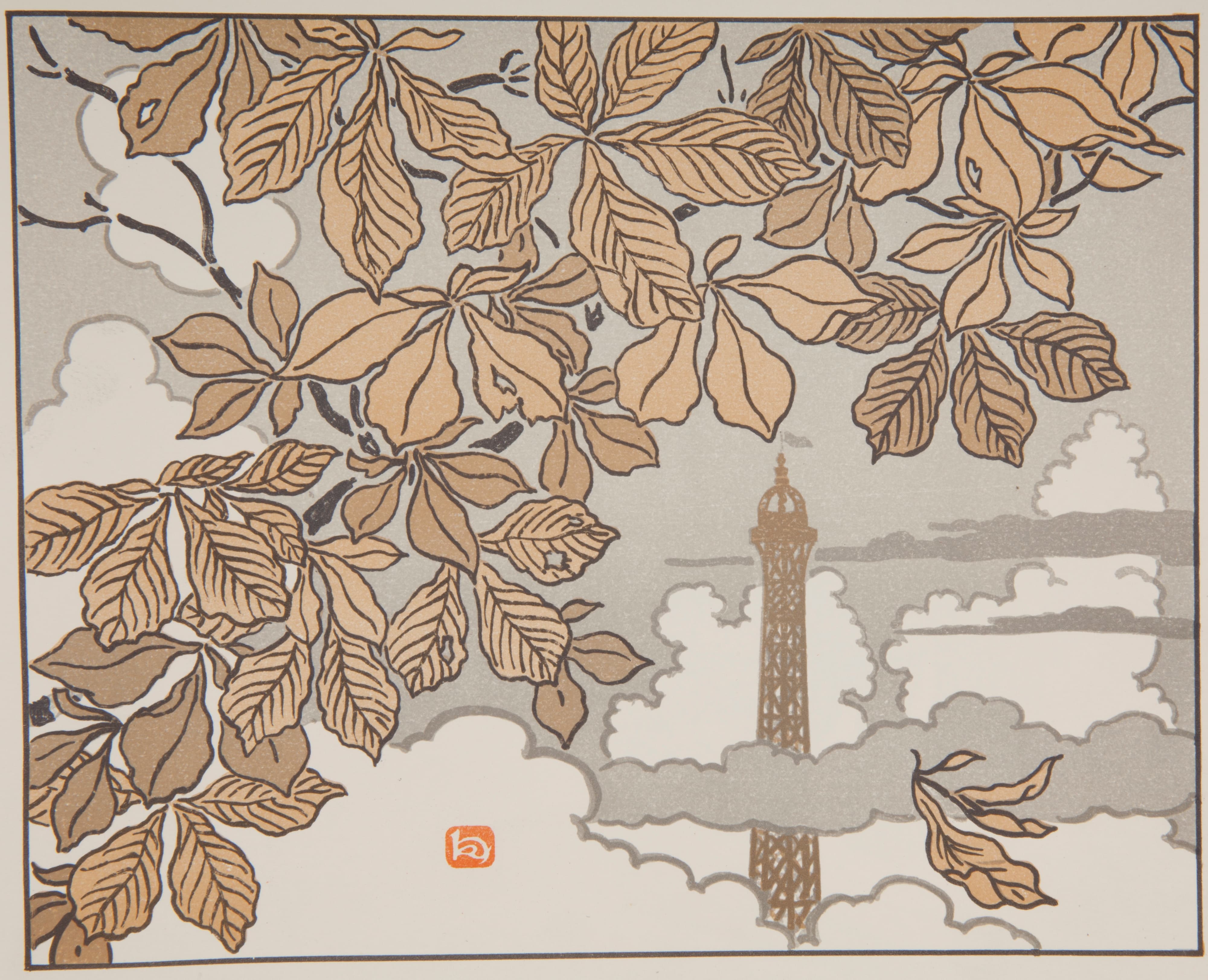 《前沿科学》（Frontiscpice）｜亨利·里维埃 Henri Rivière｜1902