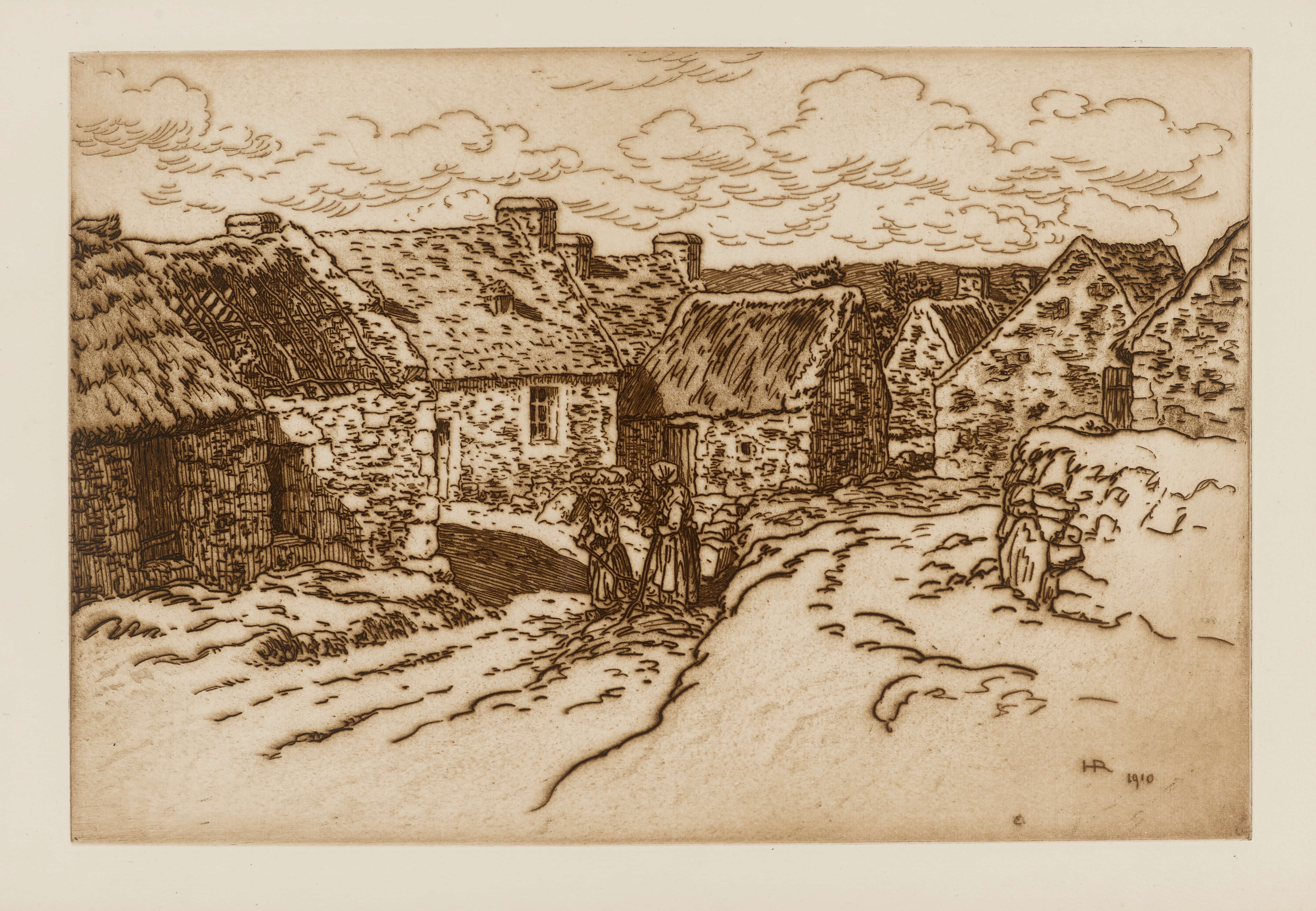 《雪佛角的哈姆雷特》（Hamlet in Cap de la Chèvre）｜亨利·里维埃 Henri Rivière｜1910