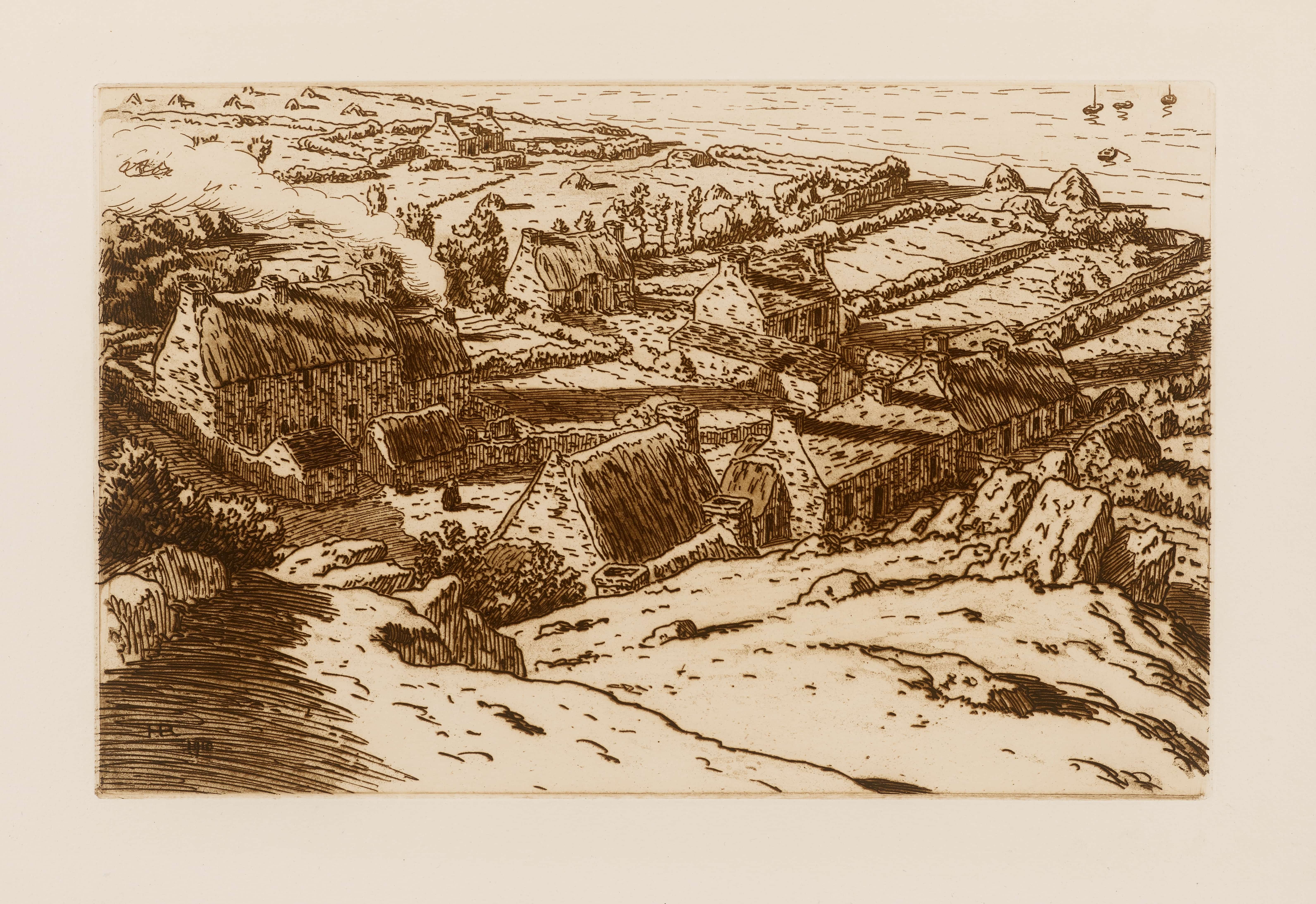 《误名劳奈》（Misnamed Launay）｜亨利·里维埃 Henri Rivière｜1910
