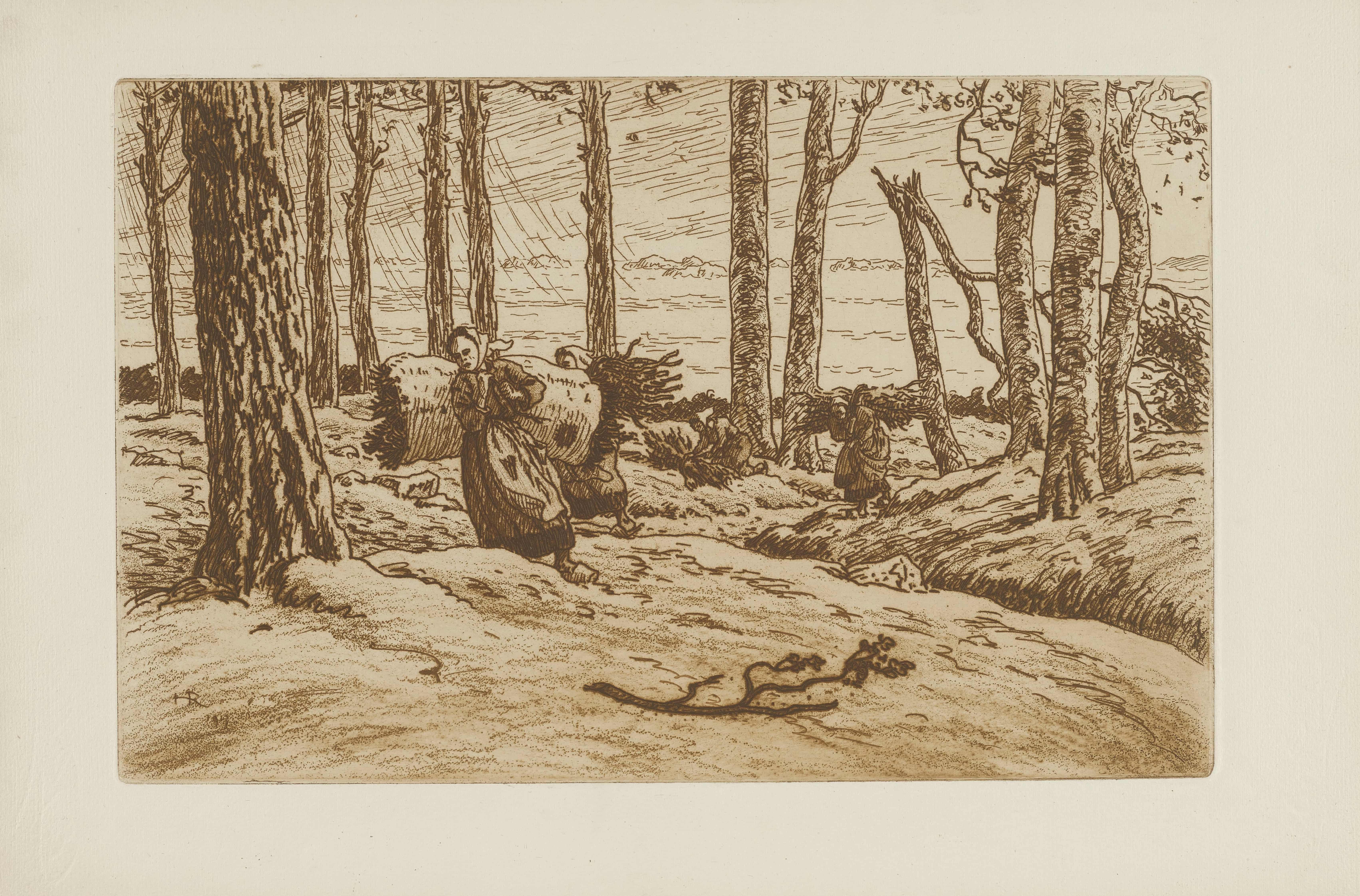 《风暴过后，劳奈湾》（Aftermath of storm, Bay of Launay）｜亨利·里维埃 Henri Rivière｜1913