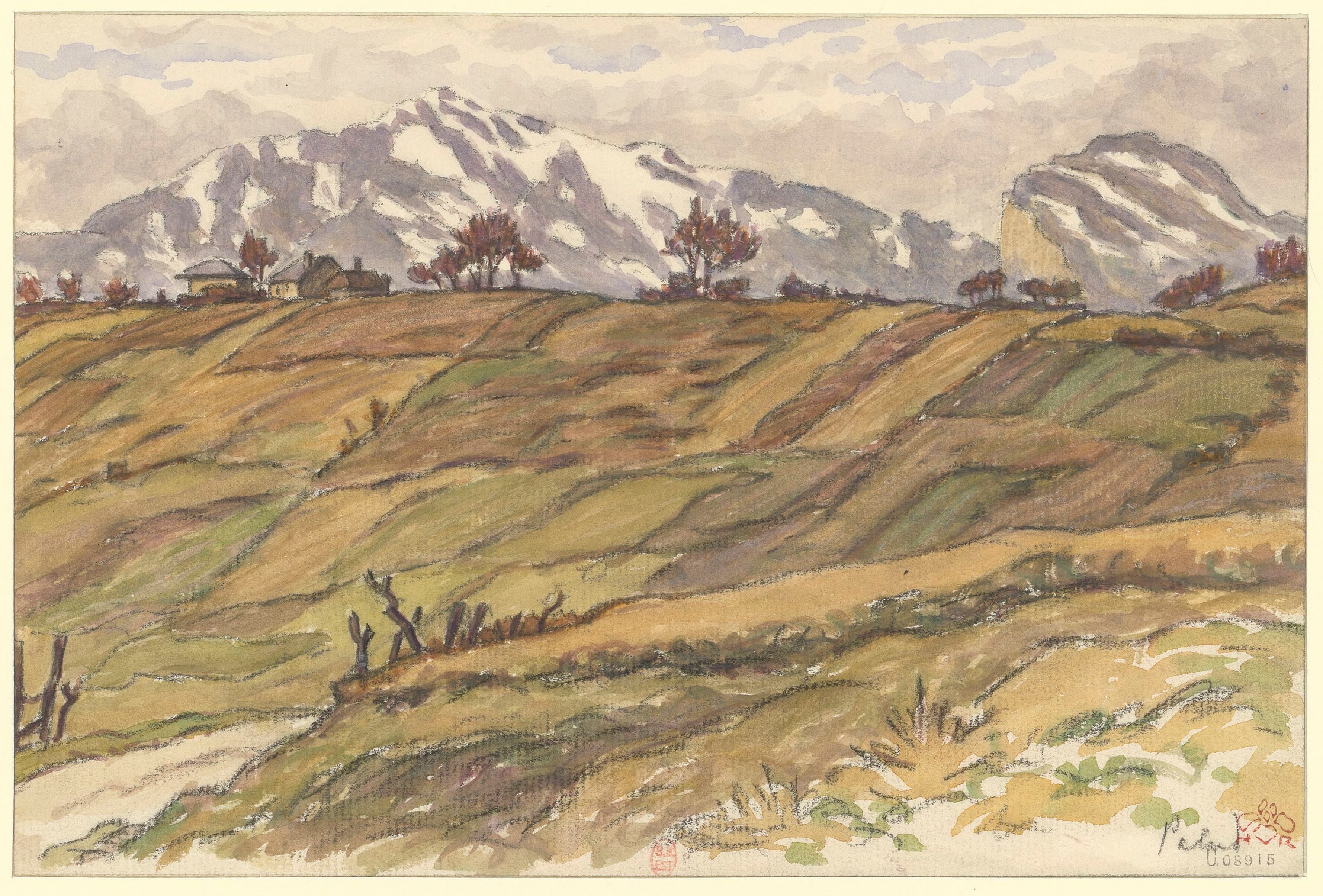 《帕鲁德》（Pallud）｜亨利·里维埃 Henri Rivière｜1918