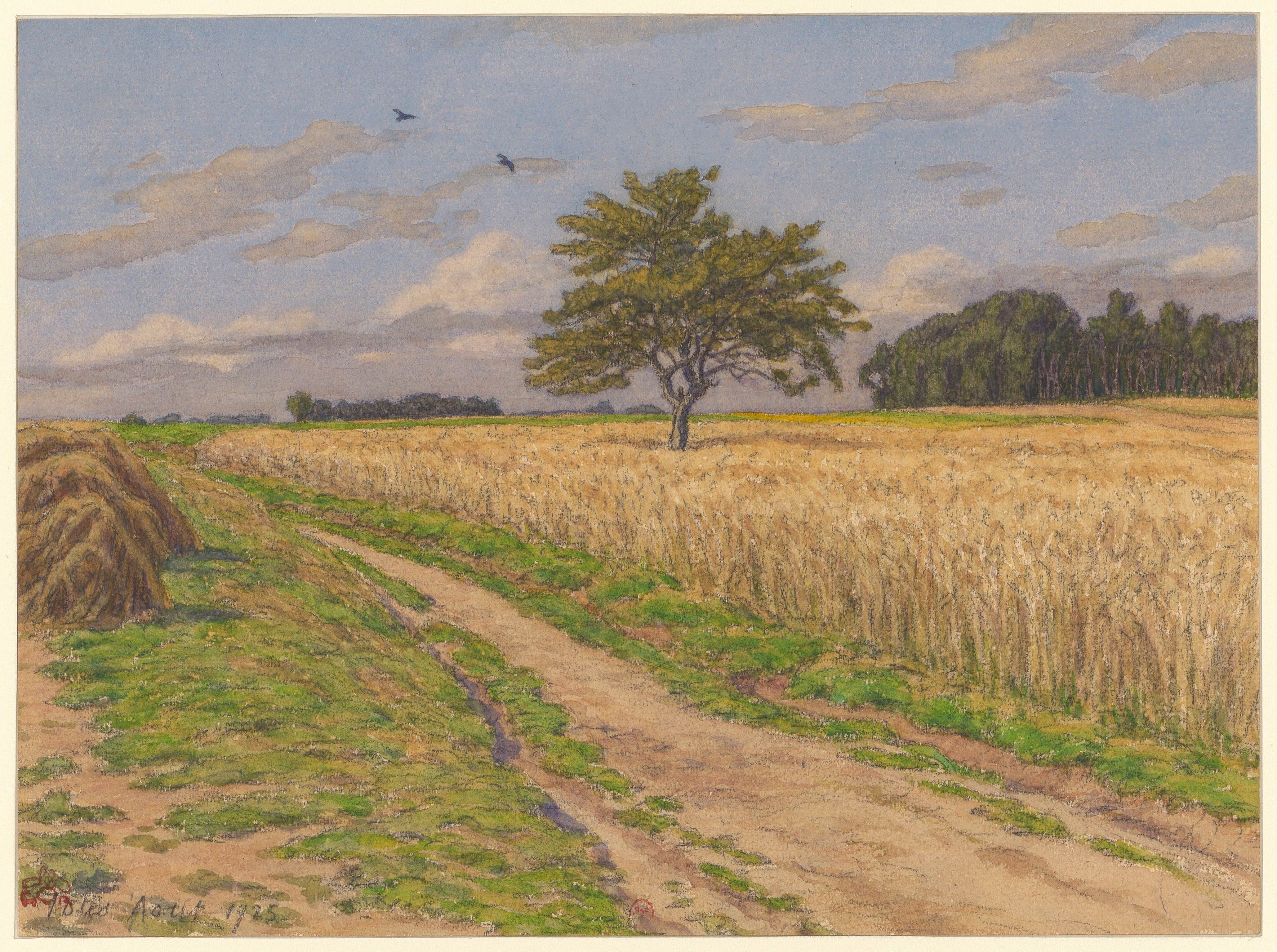 《托特斯》（Tôtes）｜亨利·里维埃 Henri Rivière｜1925