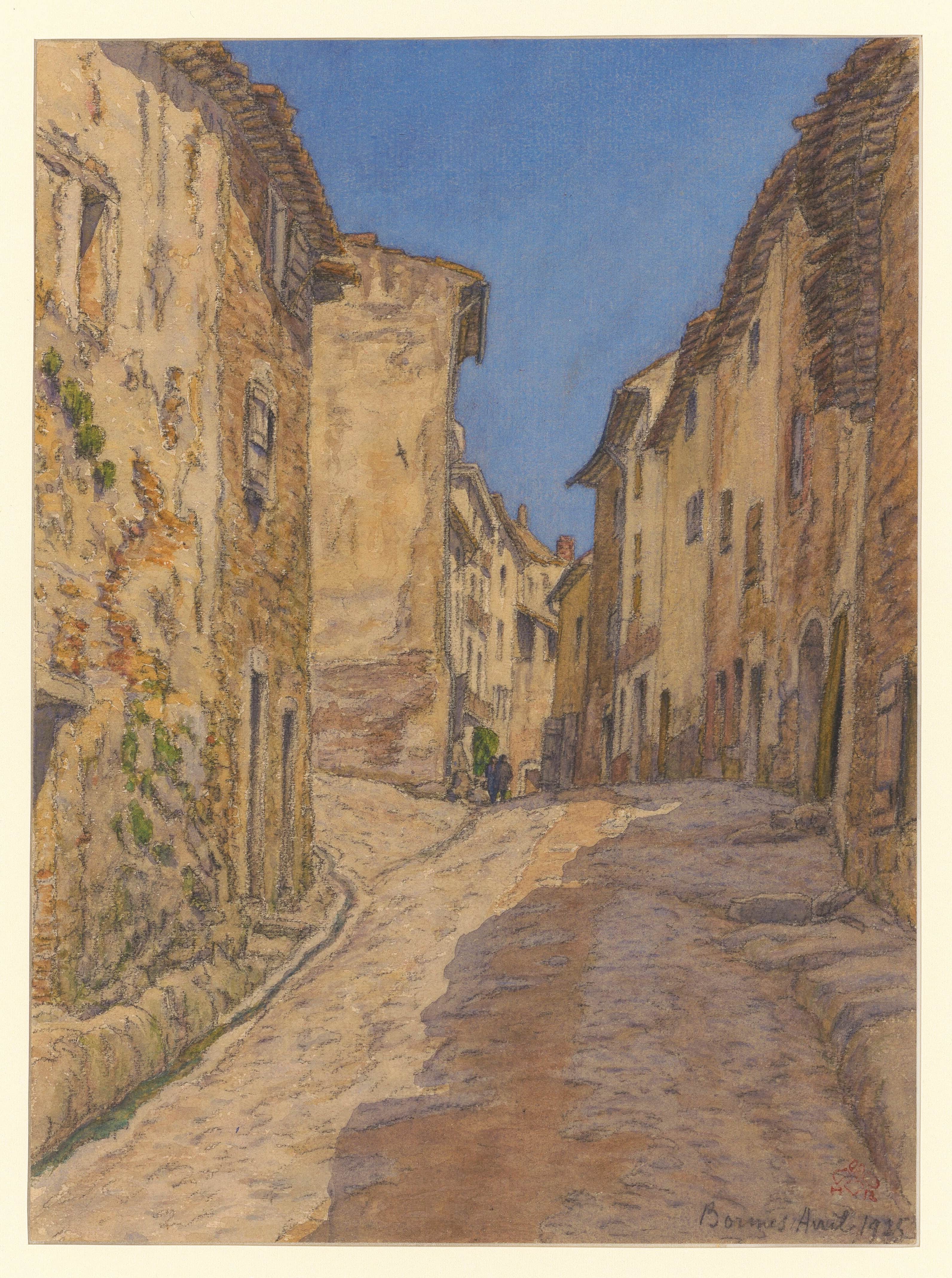 《博尔梅斯》（Bormes）｜亨利·里维埃 Henri Rivière｜1925