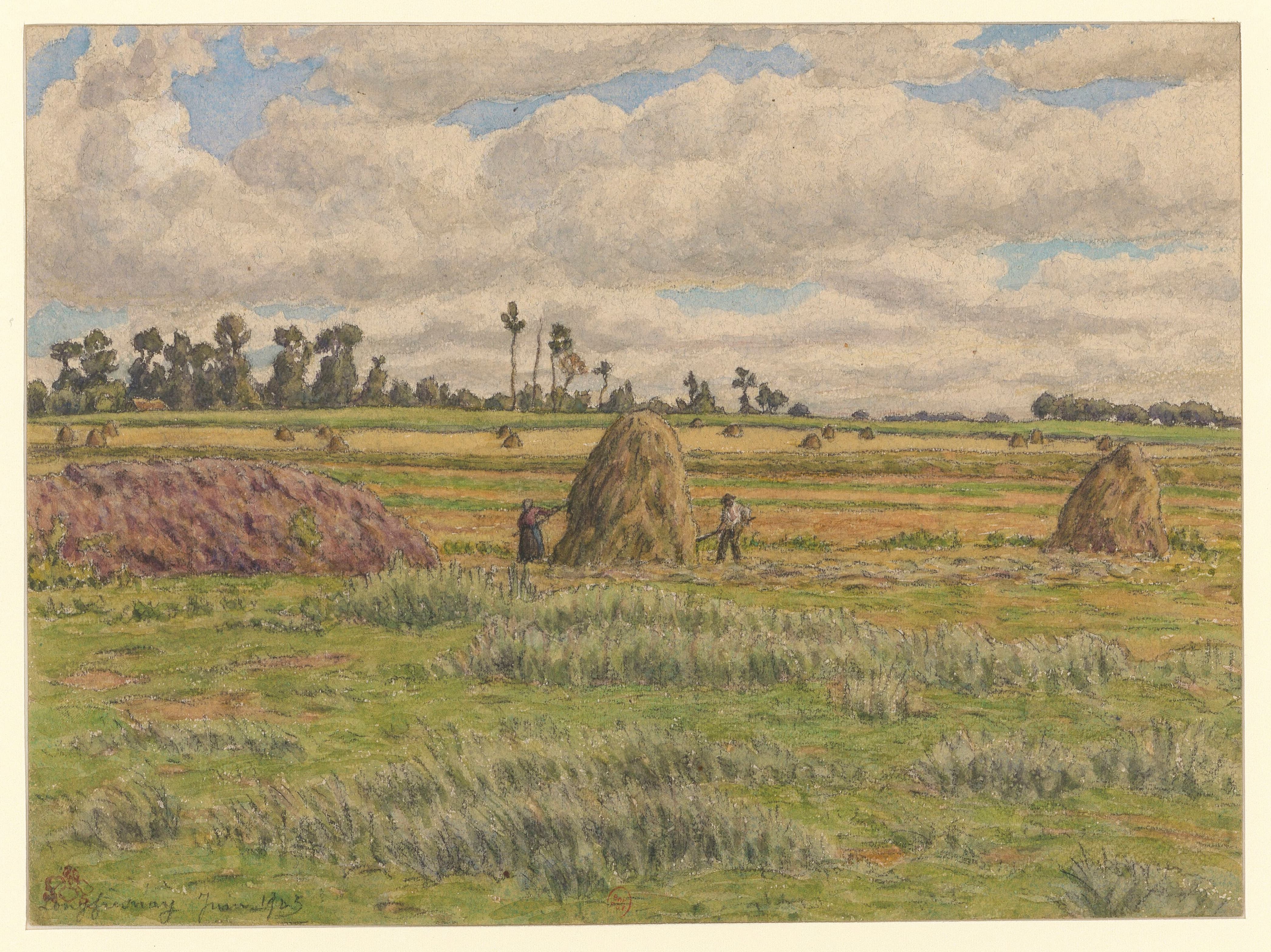 《朗弗雷奈》（Longfresnay）｜亨利·里维埃 Henri Rivière｜1925