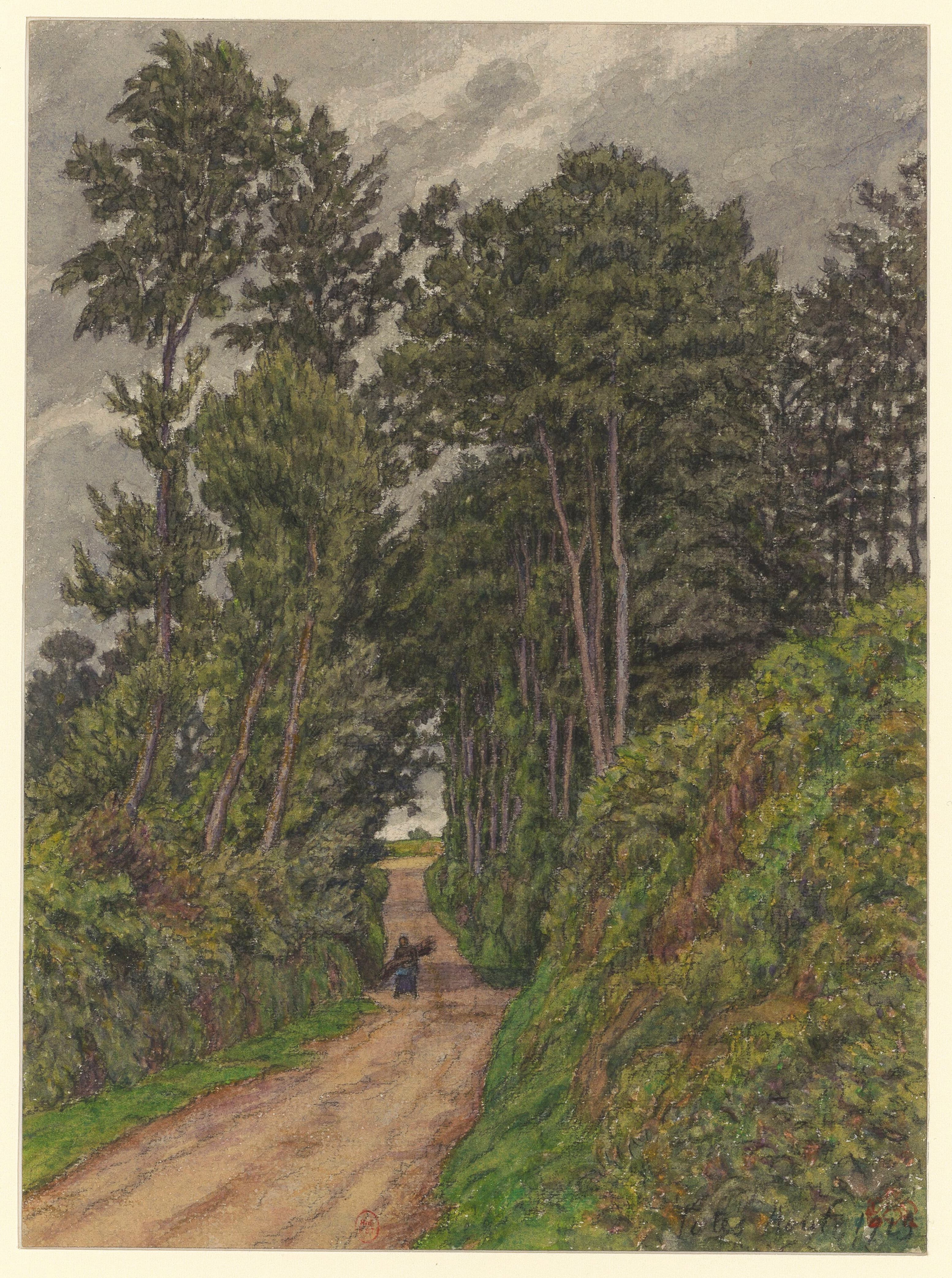 《托特斯》（Tôtes）｜亨利·里维埃 Henri Rivière｜1925