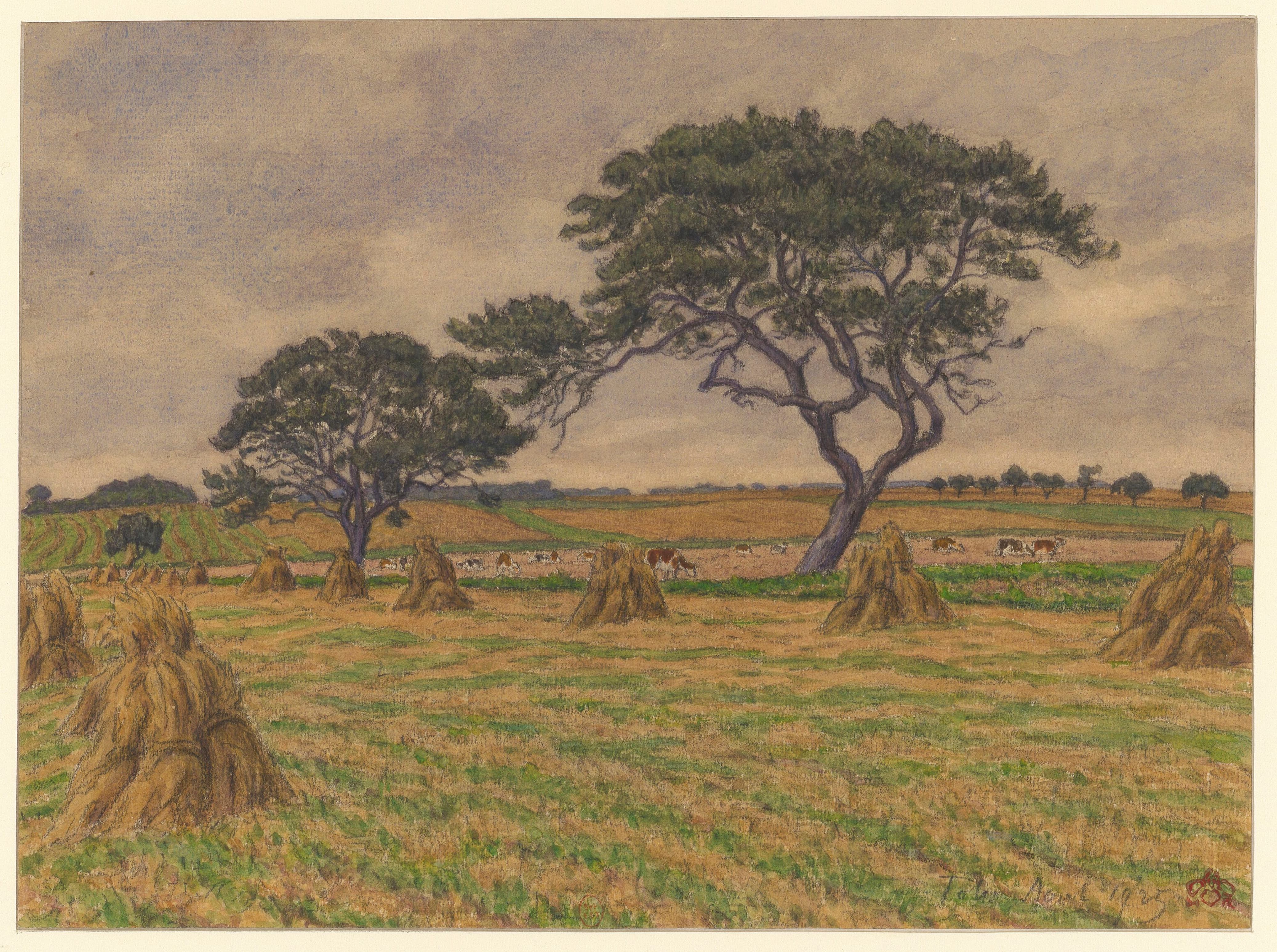 《托特斯》（Tôtes）｜亨利·里维埃 Henri Rivière｜1925