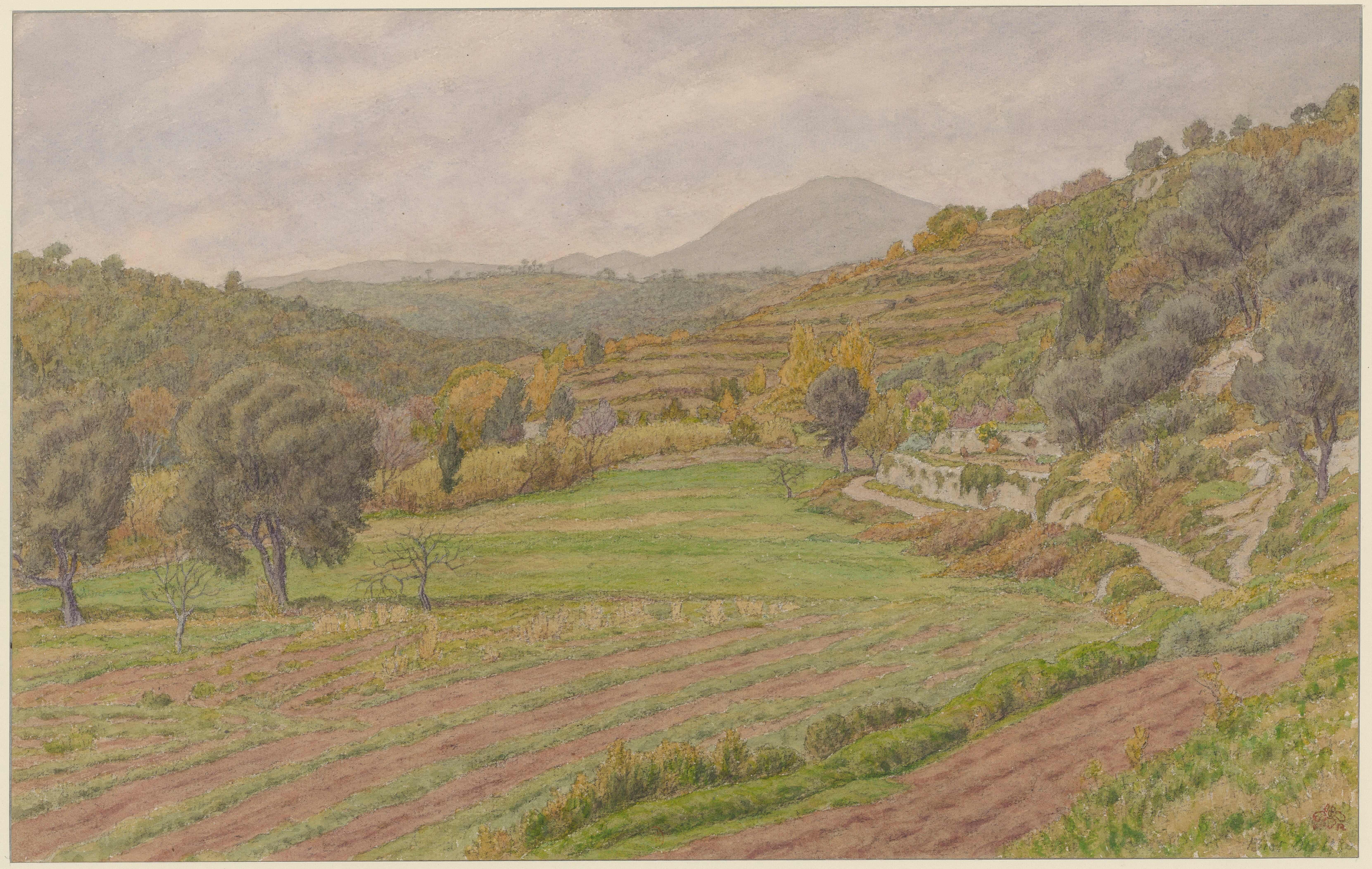 《比奥》（Biot）｜亨利·里维埃 Henri Rivière｜1930