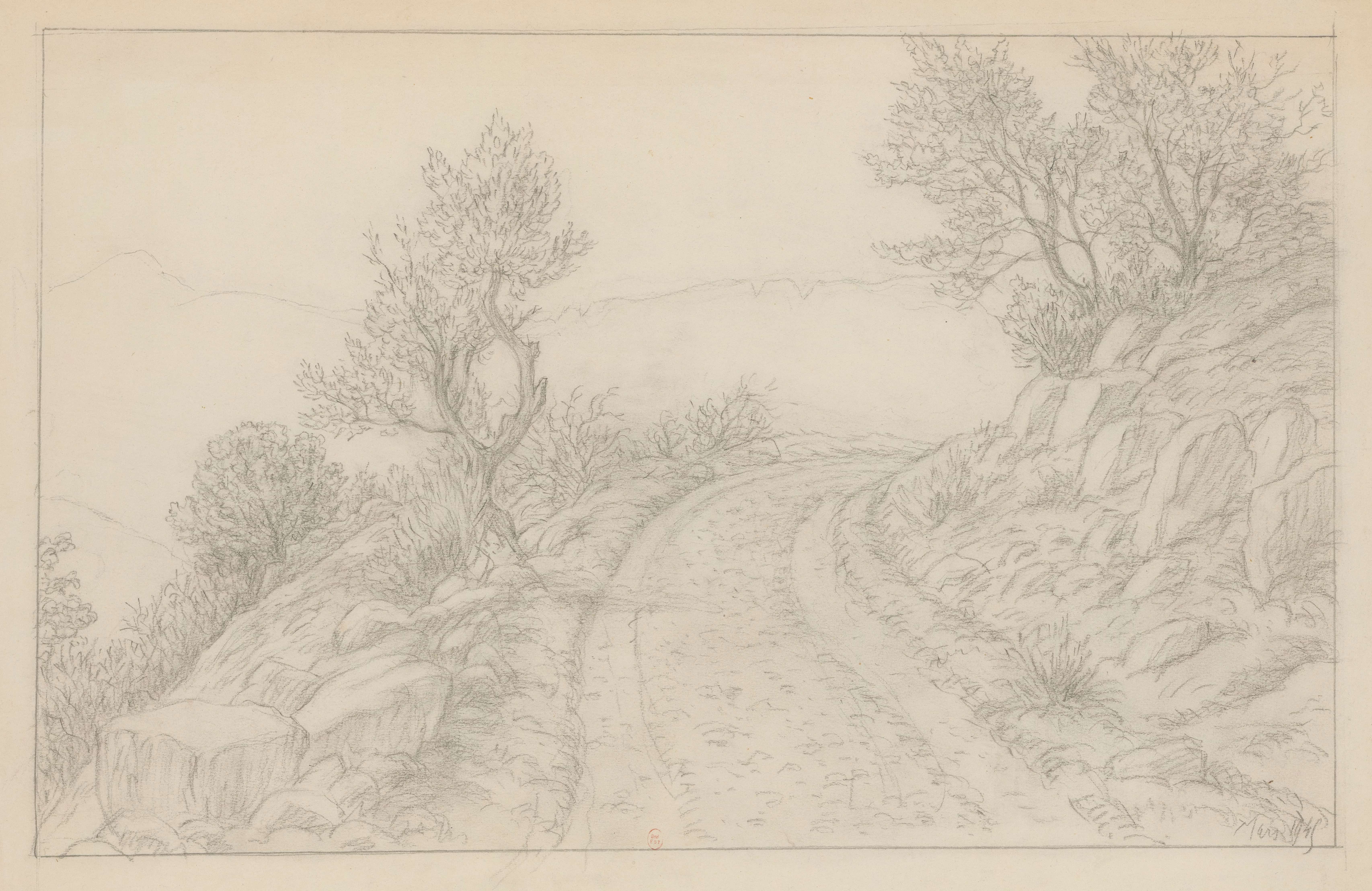 《第一和第二次盲审（Buis-les-Baronnies）》（1st and 2nd blind trials (Buis-les-Baronnies)）｜亨利·里维埃 Henri Rivière｜1945