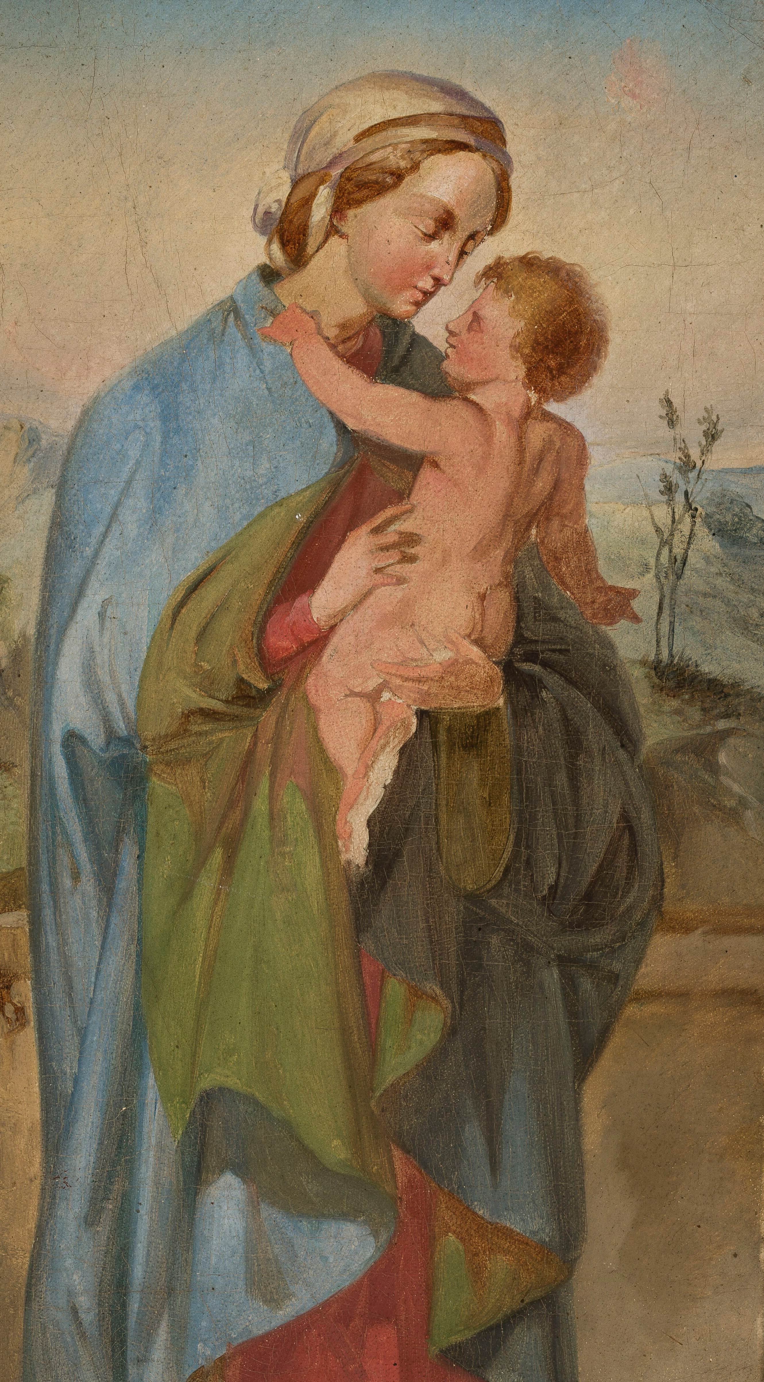 《圣母玛利亚与耶稣》（Virgin Mary with Jesus）｜伊格纳齐·吉尔杰耶夫斯基 Ignacy Gierdziejewski｜不明