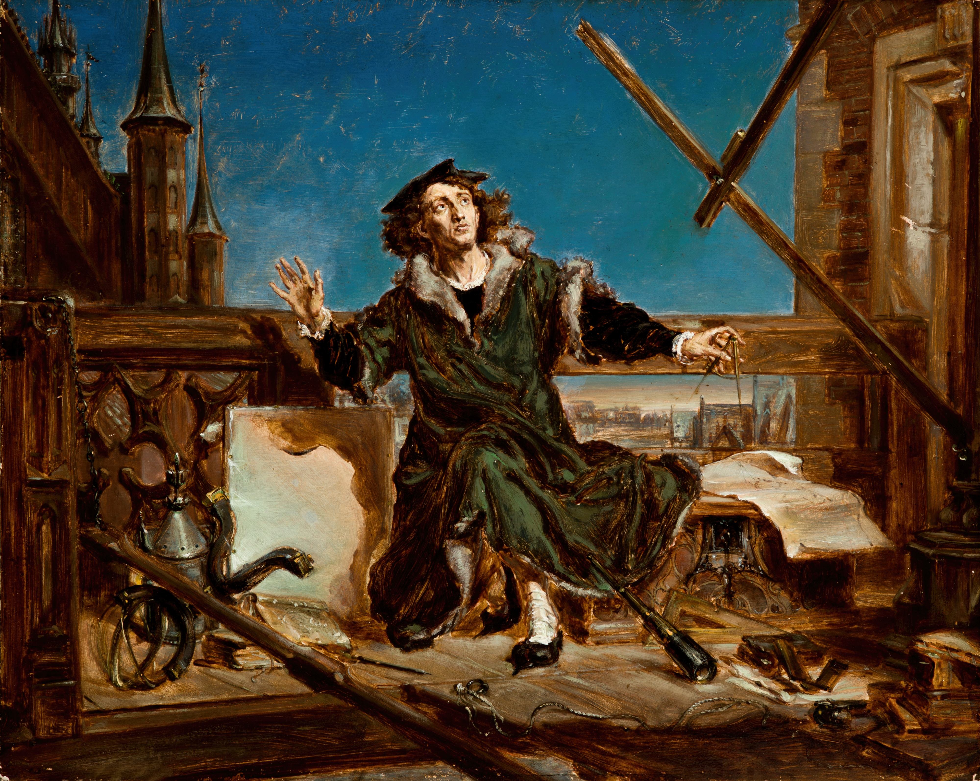 《尼古拉·哥白尼》（Nicolaus Copernicus）｜扬·马泰伊科 Jan Matejko｜1871