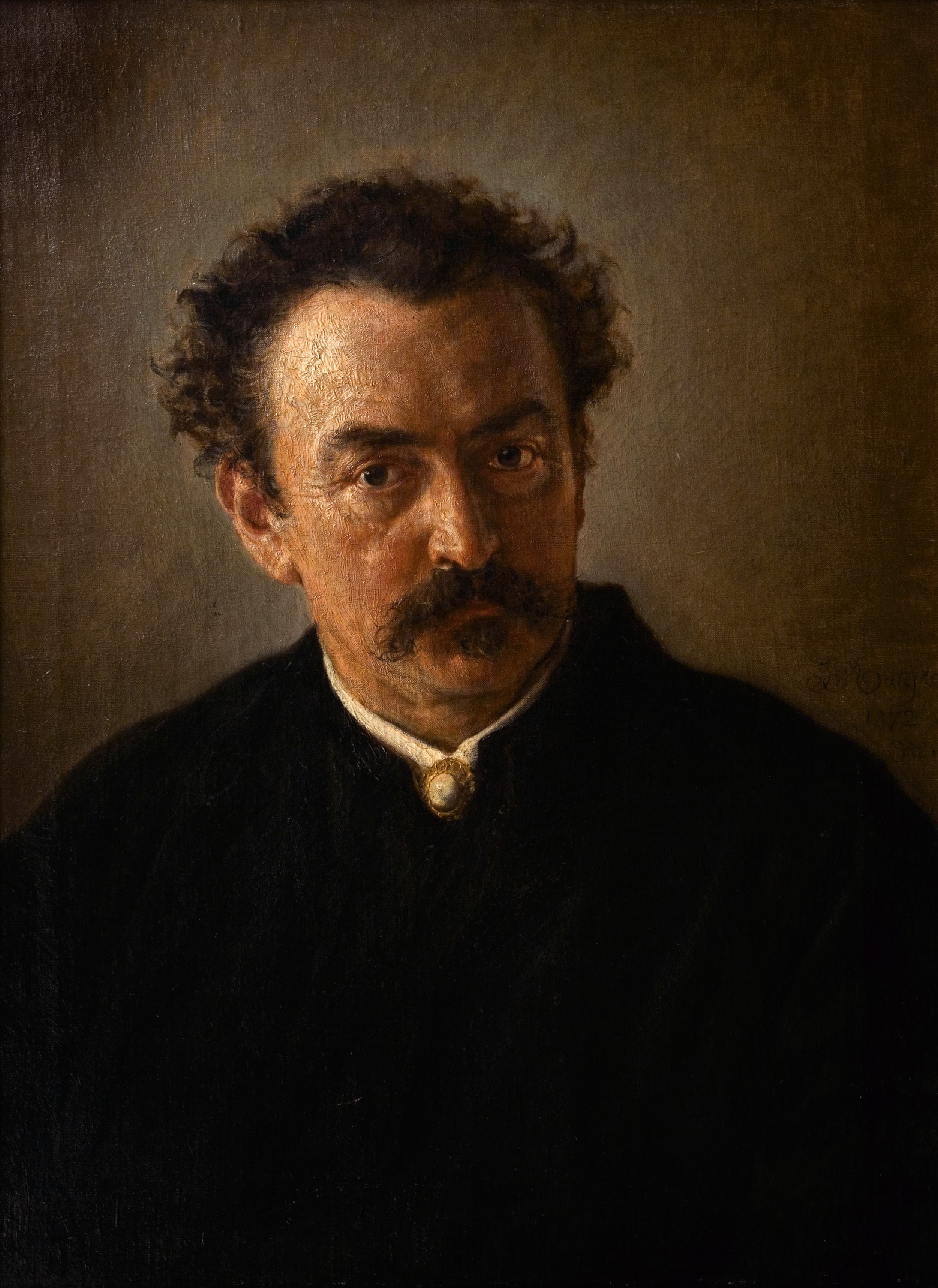 《亨利克·阿纳斯塔齐·格罗普勒的肖像》（Portrait of Henryk Anastazy Groppler）｜扬·马泰伊科 Jan Matejko｜1872