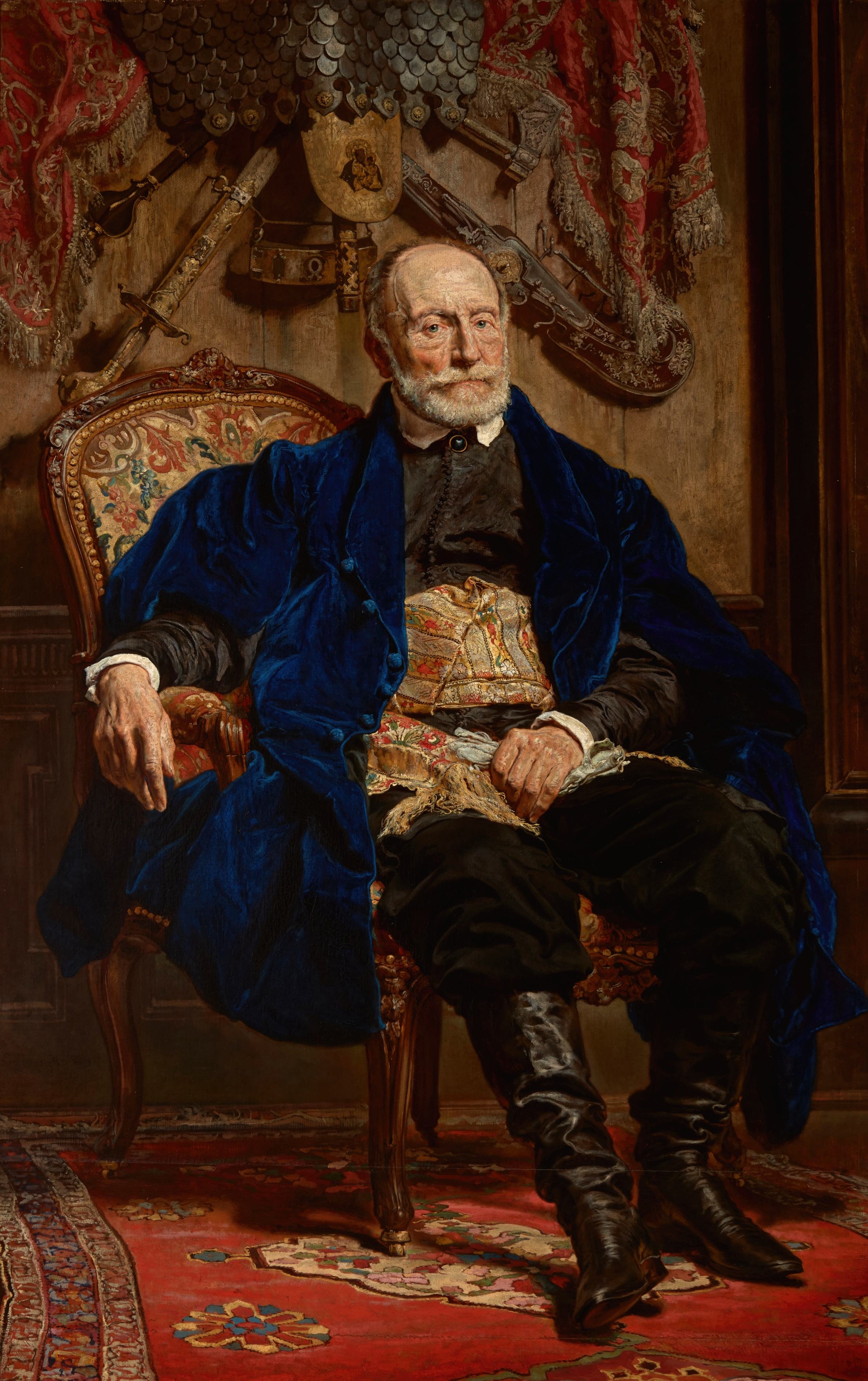 《彼得·莫辛斯基的肖像》（Portrait of Piotr Moszyński）｜扬·马泰伊科 Jan Matejko｜1874