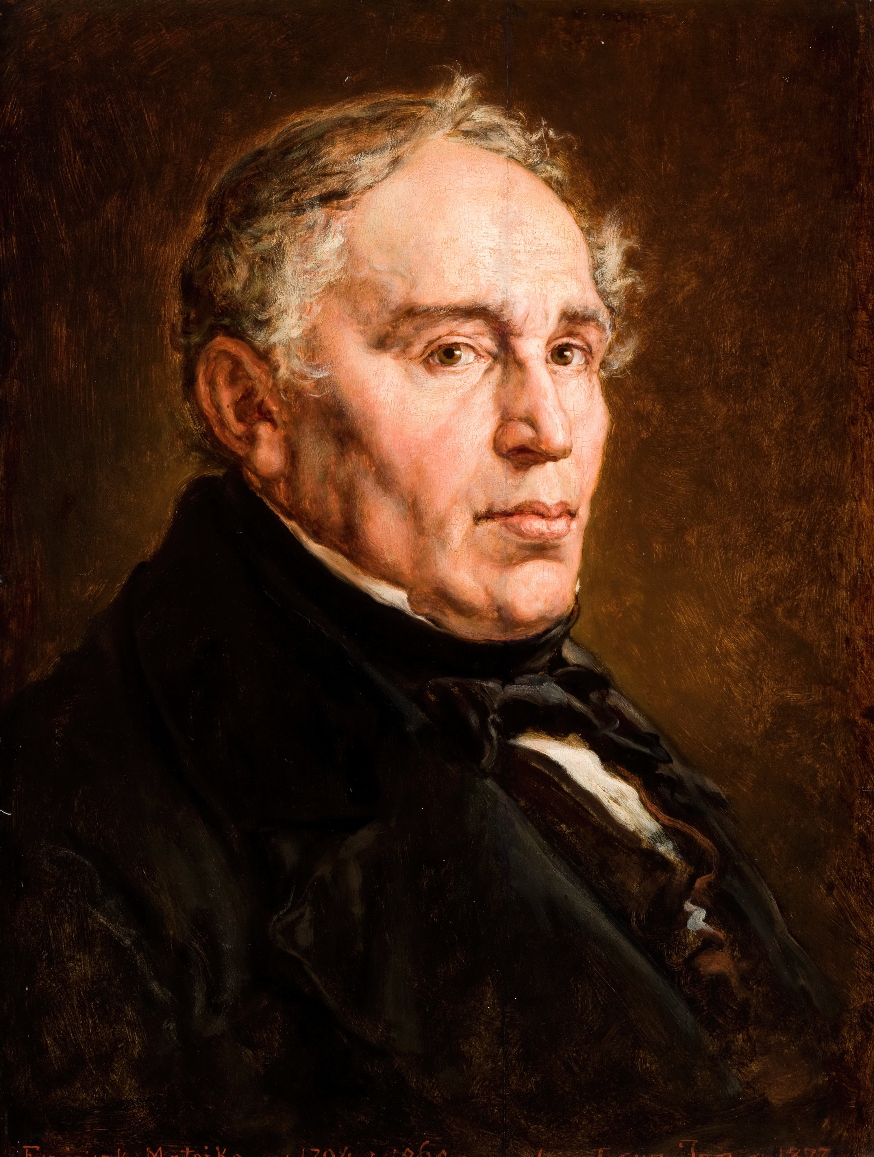 《艺术家父亲 Franciszek Matejko 的肖像。》（Portrait of Franciszek Matejko, Artist's Father.）｜扬·马泰伊科 Jan Matejko｜1877