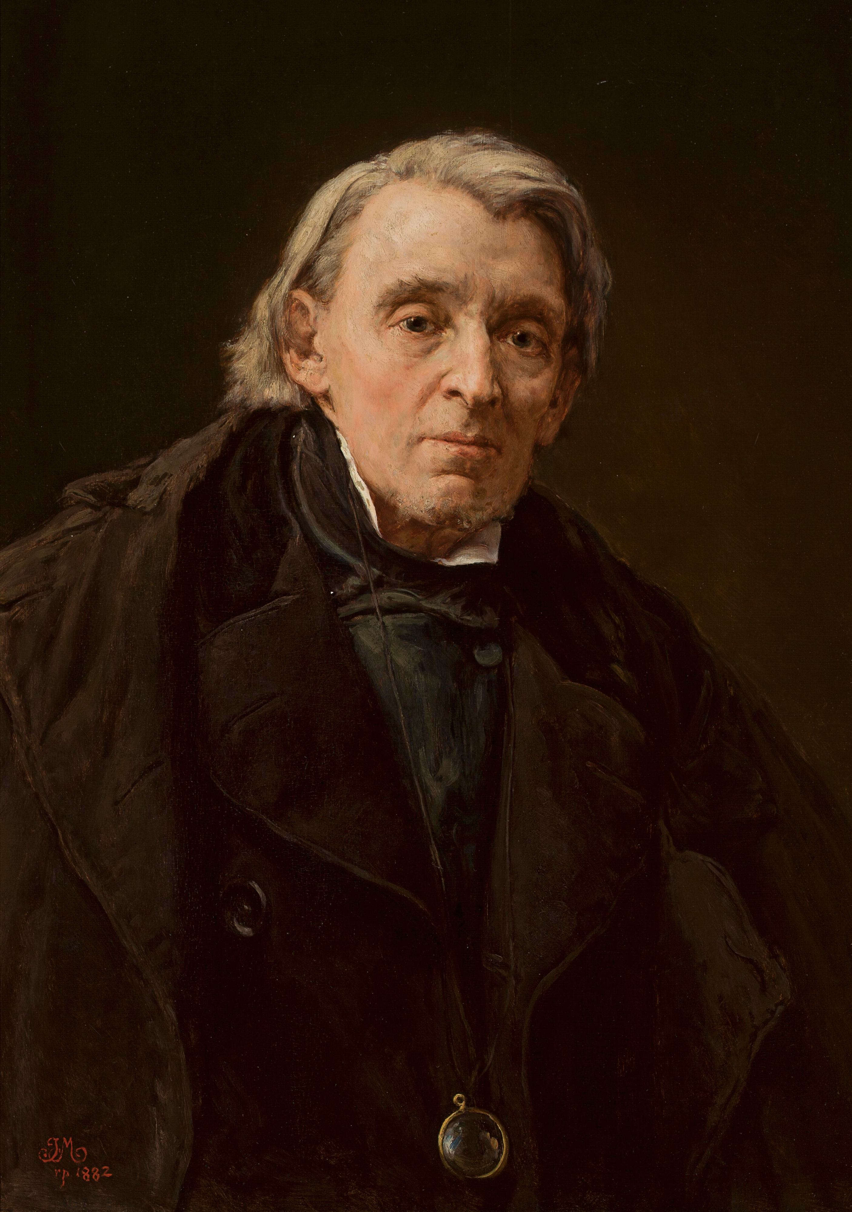《卡罗尔·波德莱夫斯基的肖像》（Portrait of Karol Podlewski）｜扬·马泰伊科 Jan Matejko｜1882