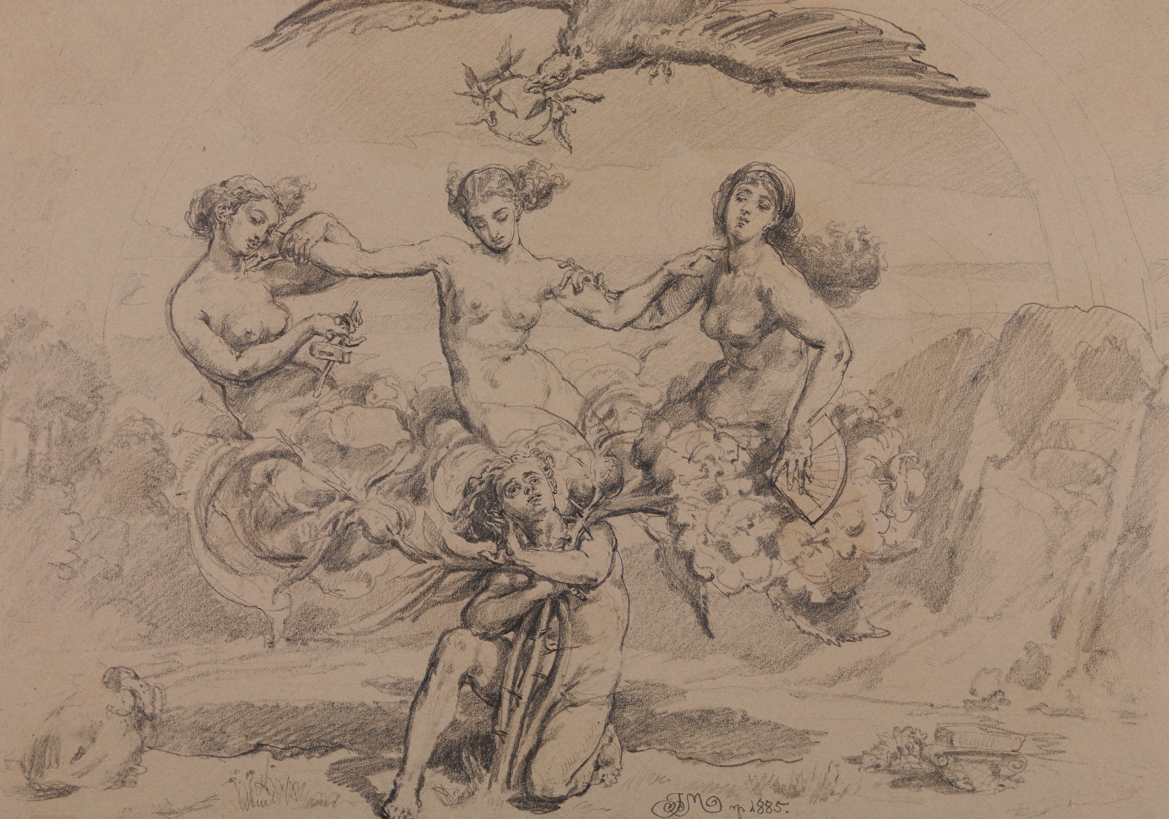 《人类文明史——建筑、雕塑和绘画》（The History of Human CiviIIzation – architecture, sculpture and painting）｜扬·马泰伊科 Jan Matejko｜1885