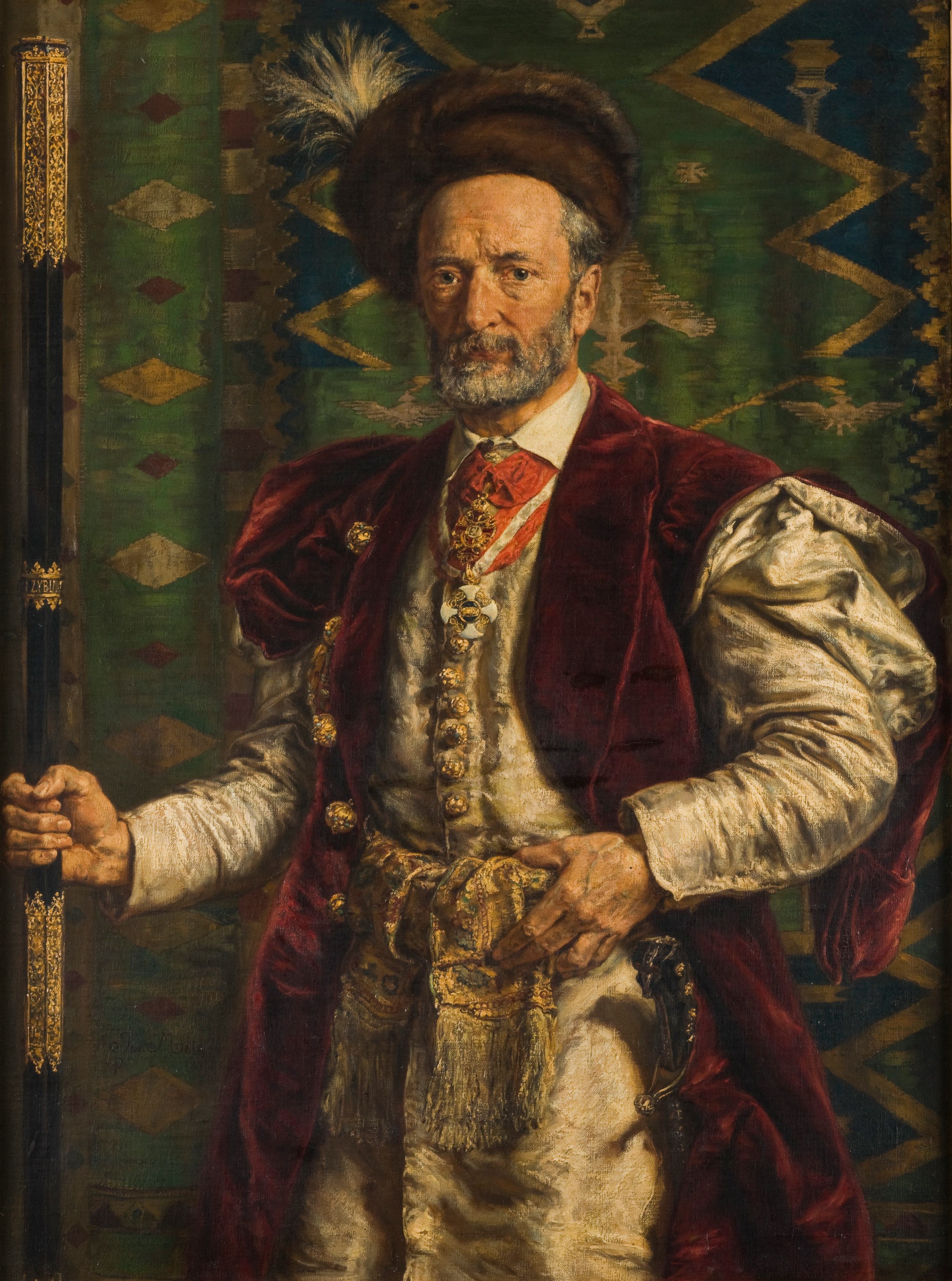 《米科瓦伊·齐布利凯维奇的肖像》（Portrait of Mikołaj Zyblikiewicz）｜扬·马泰伊科 Jan Matejko｜1887