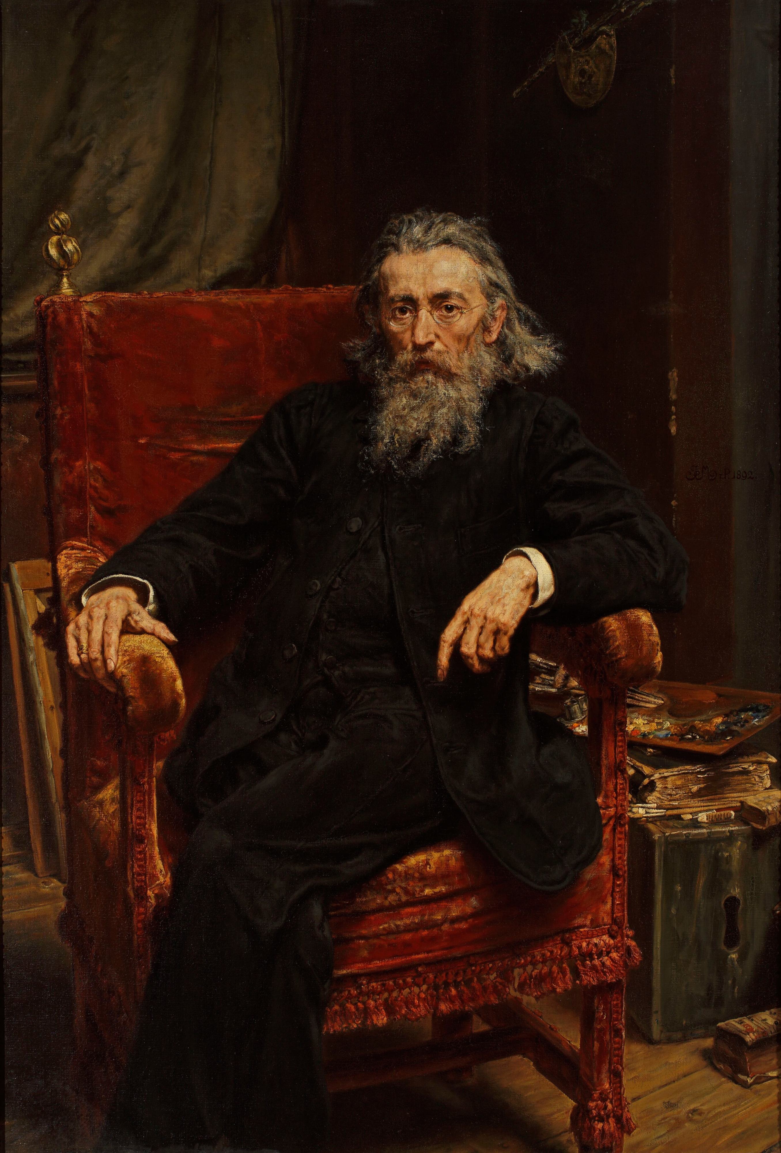 《自画像》（Self-portrait）｜扬·马泰伊科 Jan Matejko｜1892
