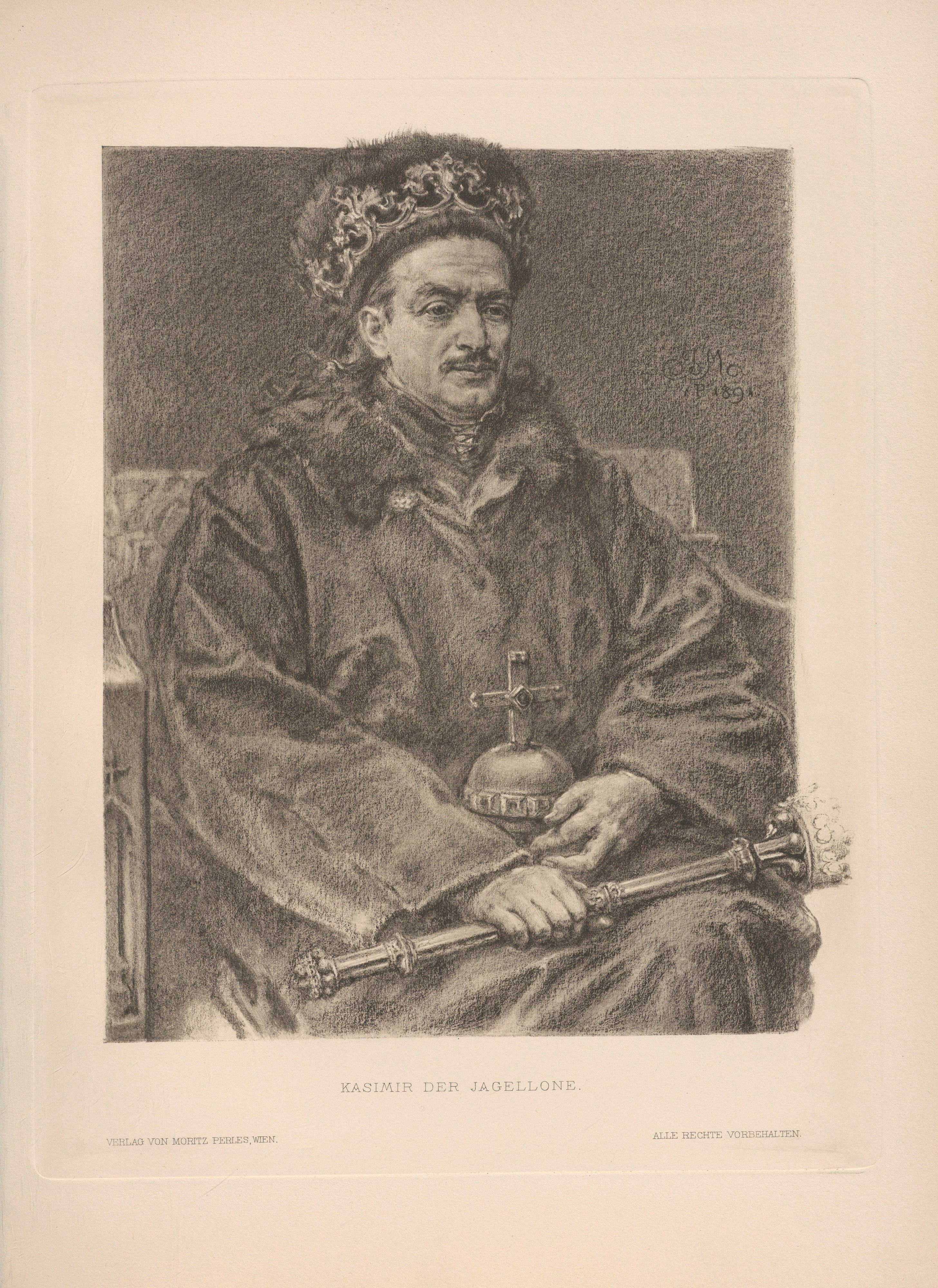 《卡齐米尔·贾盖伦》（Casimir the Jagellon）｜扬·马泰伊科 Jan Matejko｜1893