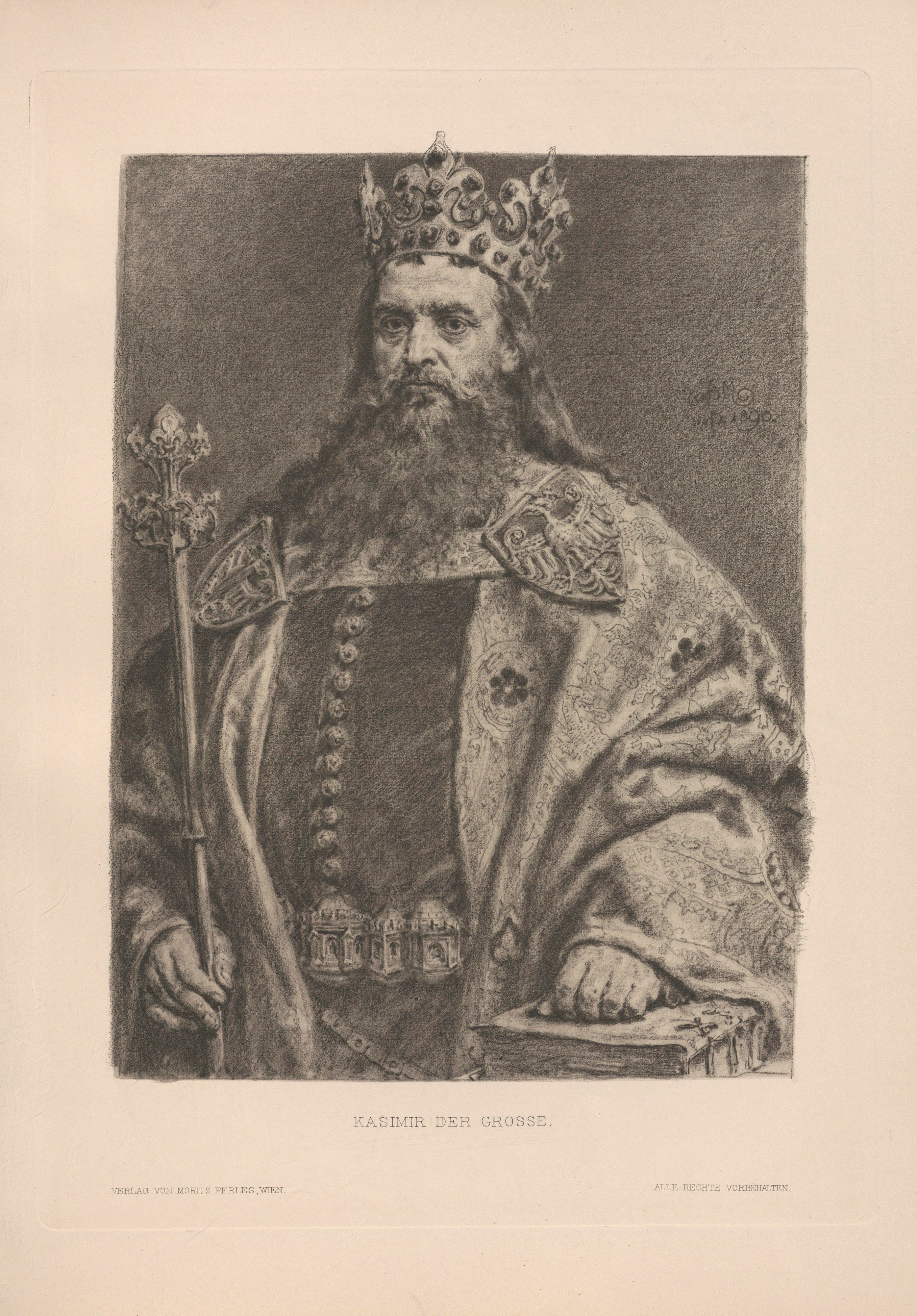 《卡西米尔大帝》（Casimir the Great）｜扬·马泰伊科 Jan Matejko｜1893