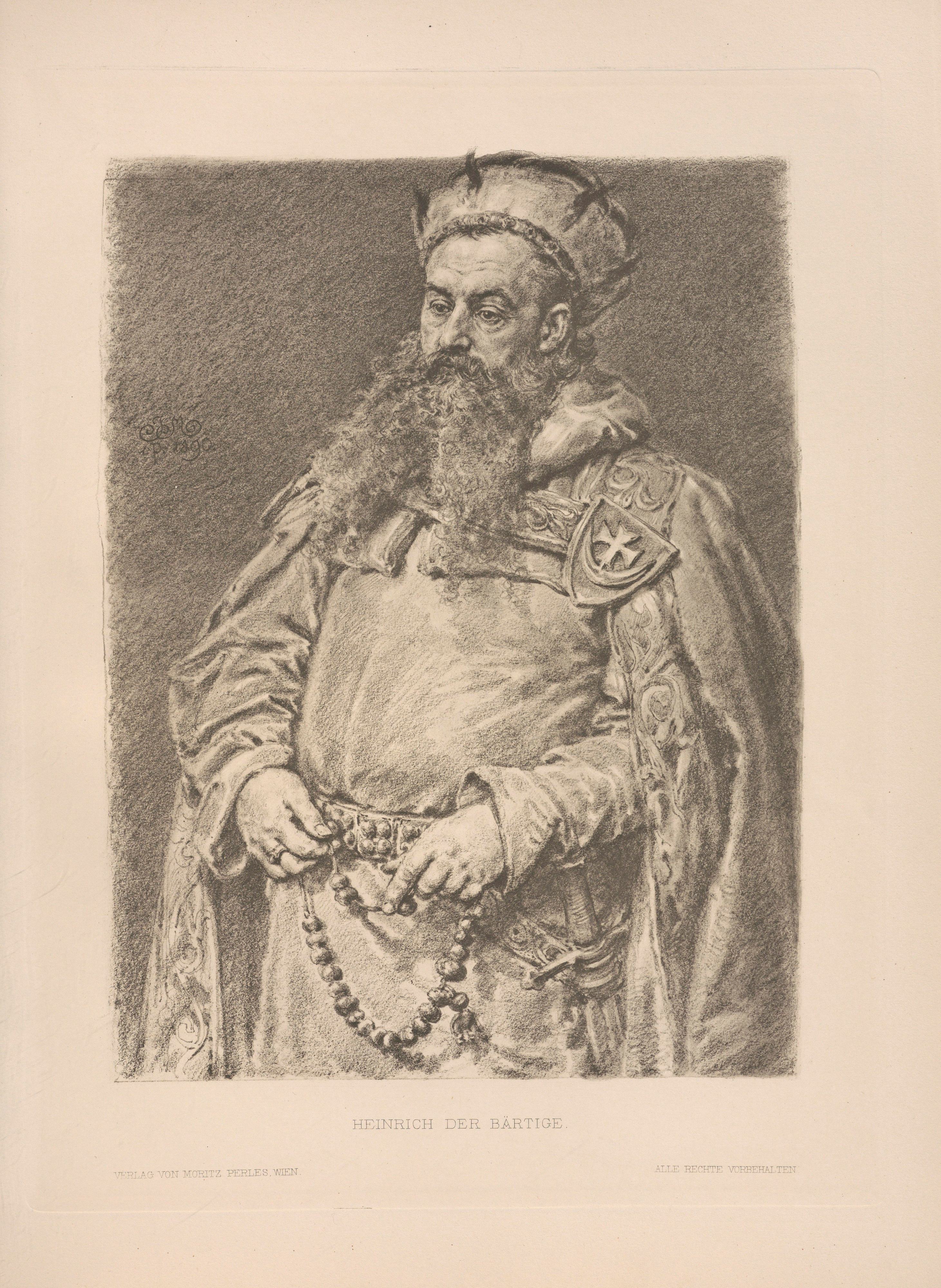 《大胡子亨利》（Henry the Bearded）｜扬·马泰伊科 Jan Matejko｜1893