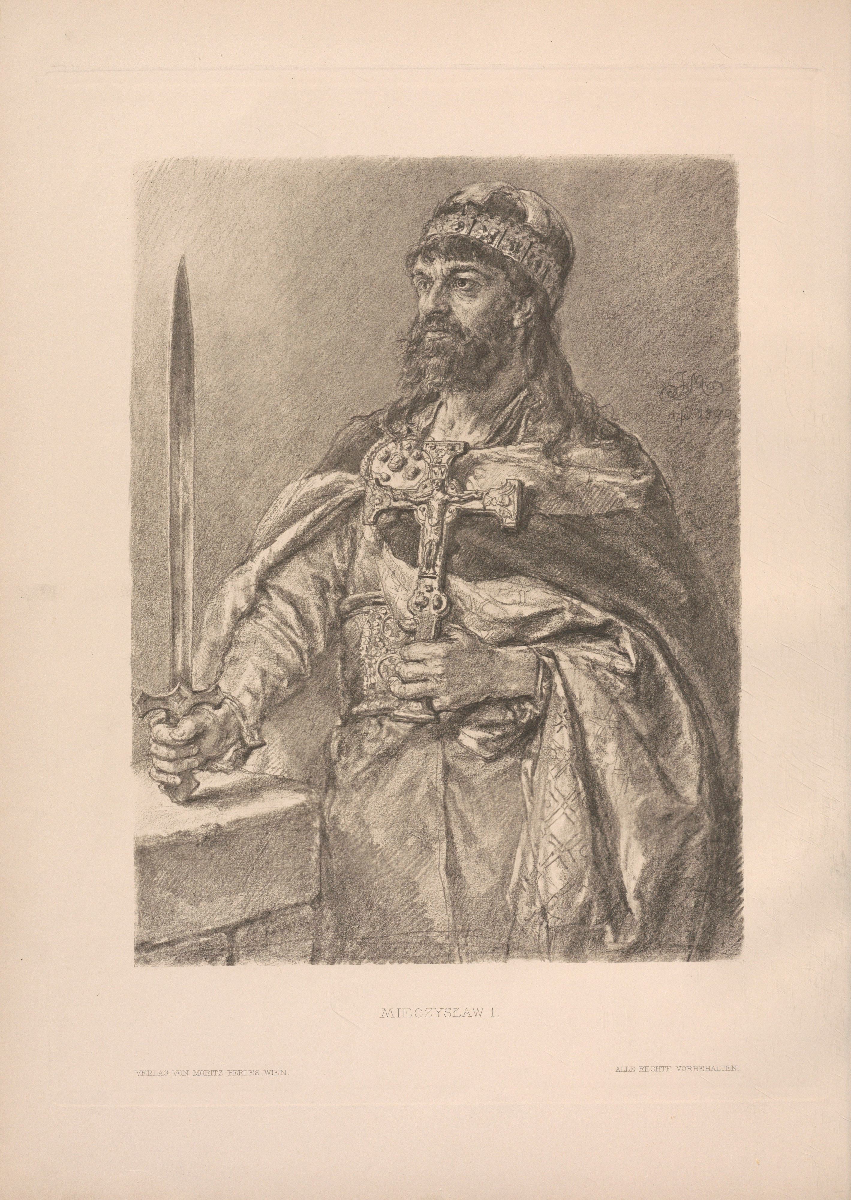 《米奇斯瓦夫一世》（Mieczysław I）｜扬·马泰伊科 Jan Matejko｜1893