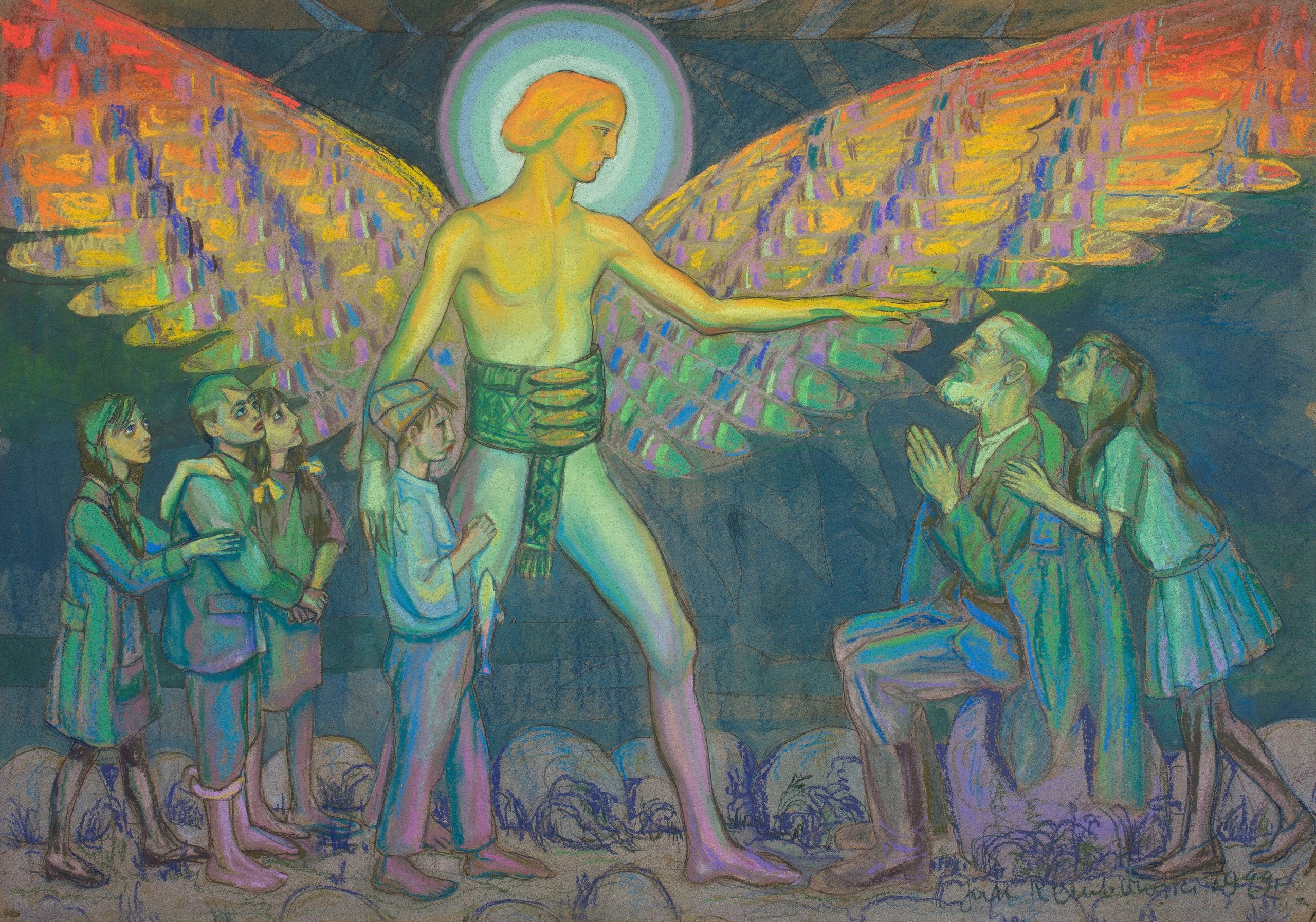《托比亚斯归来》（Return of Tobias）｜扬·伦博夫斯基 Jan Rembowski｜1919