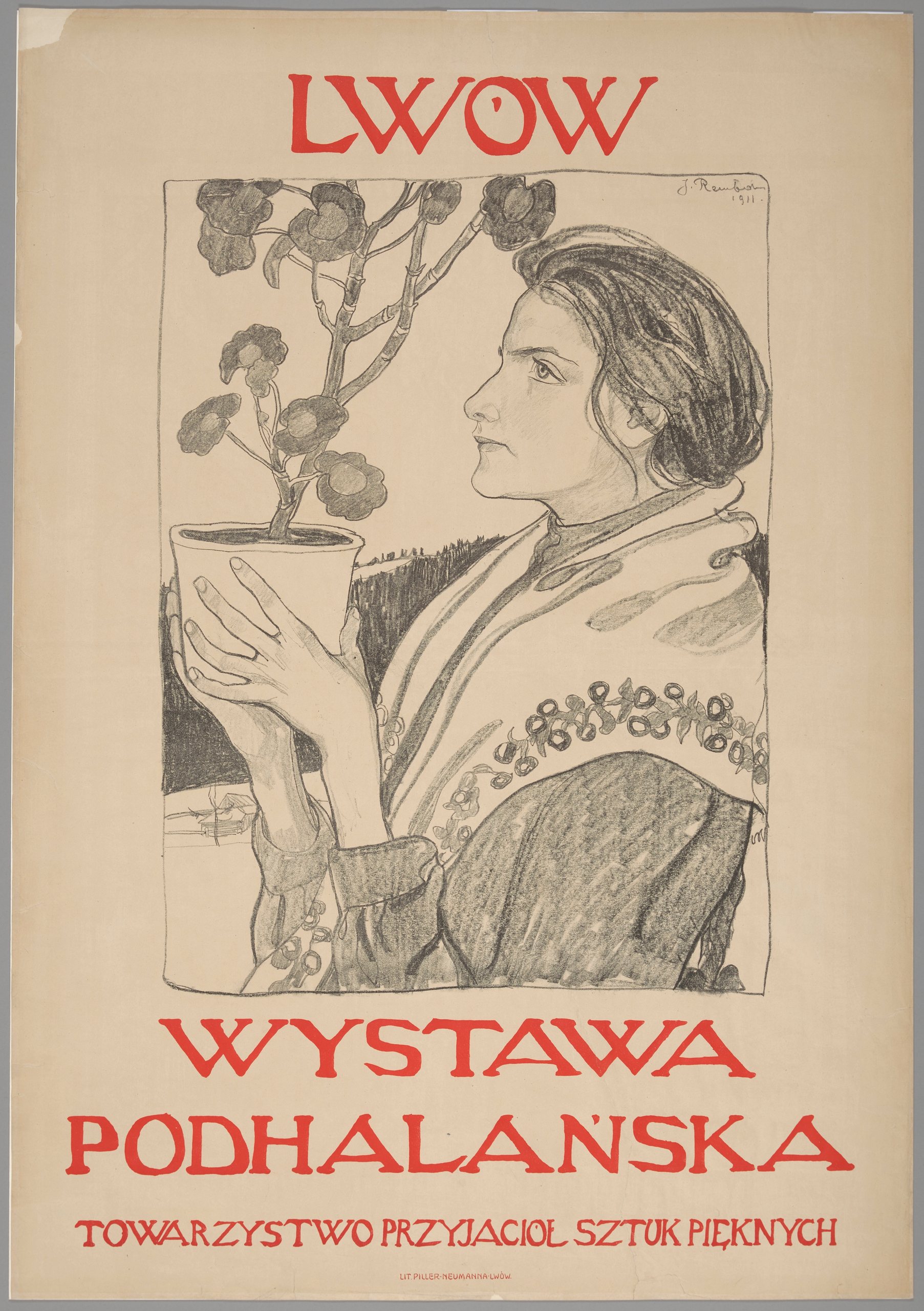 《美术之友协会Podhale展览》（Podhale Exhibition of the Society of Friends of Fine Arts）｜扬·伦博夫斯基 Jan Rembowski｜1911