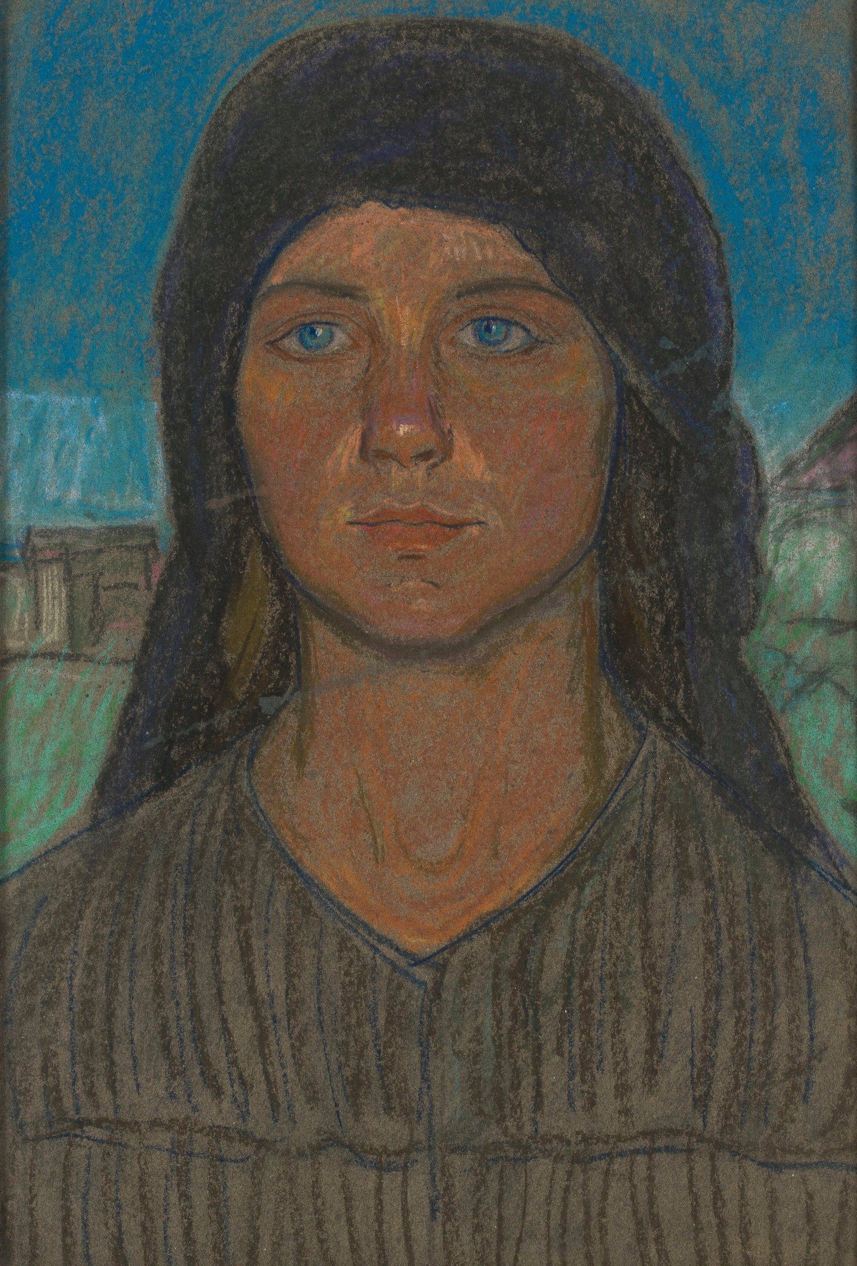 《一个农妇的研究》（Study of a peasant woman）｜扬·伦博夫斯基 Jan Rembowski｜1919