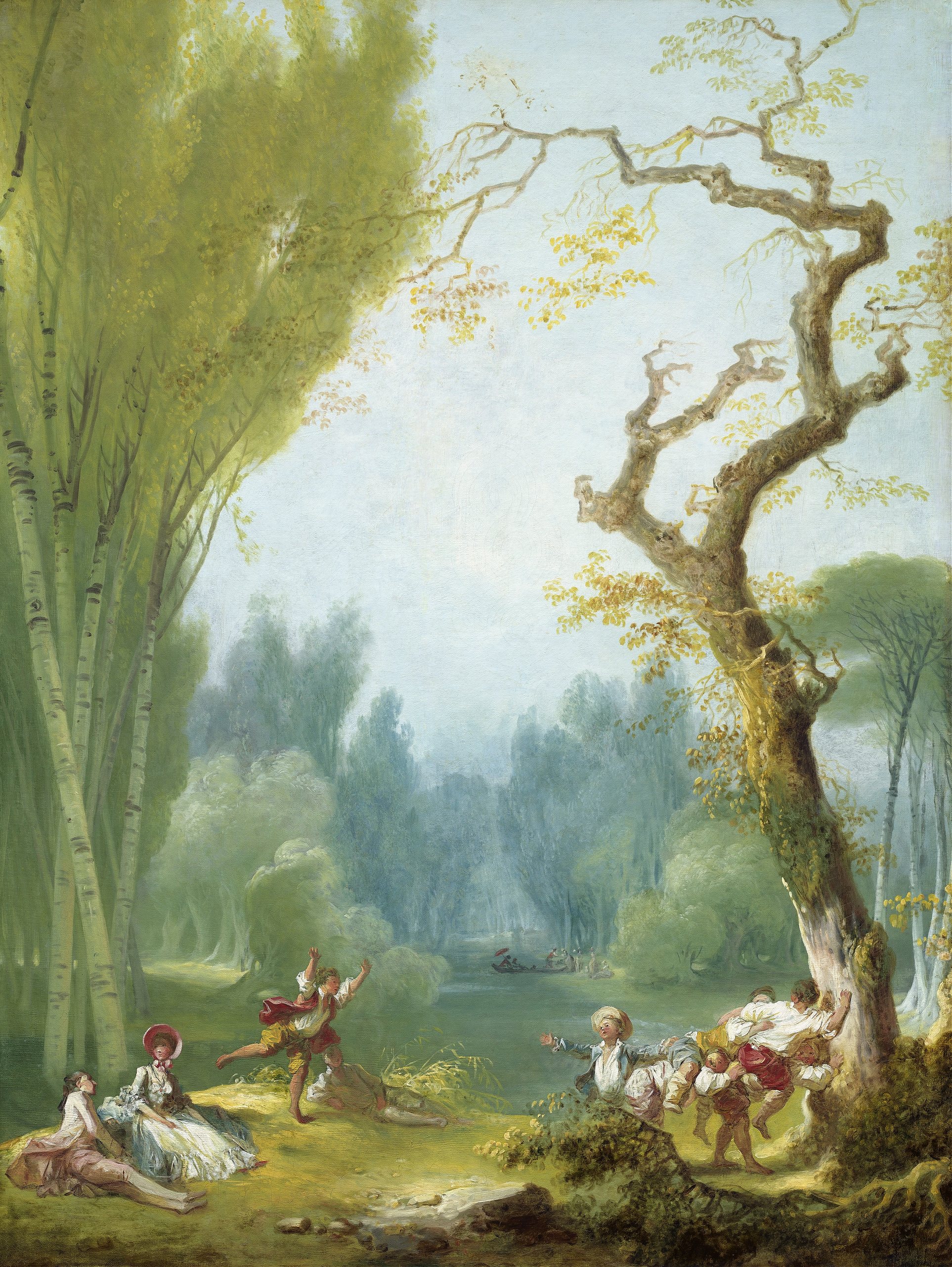 《马与骑手的游戏》（A Game of Horse and Rider）｜让-奥诺雷·弗拉戈纳尔 Jean-Honoré Fragonard｜约 1775-1780