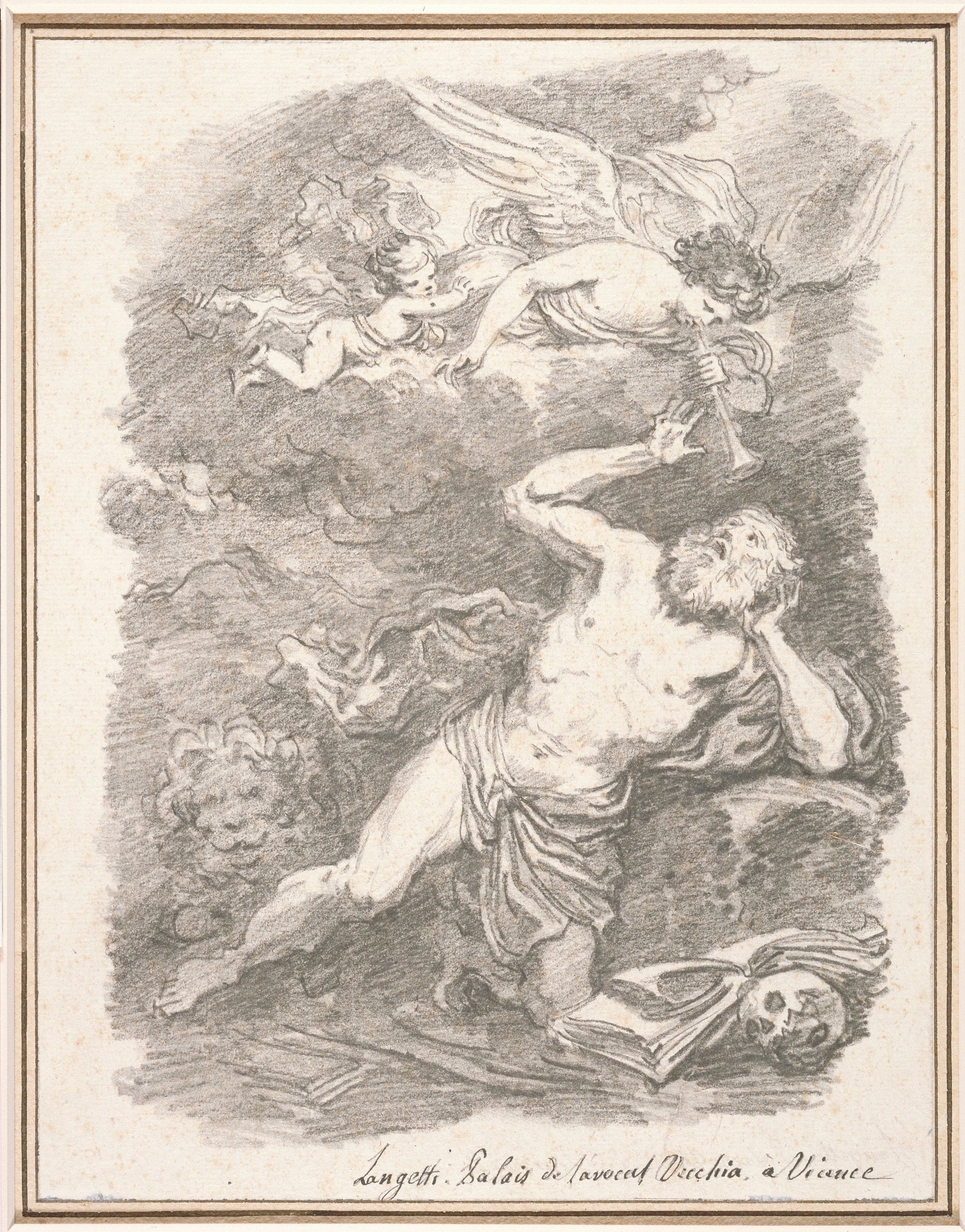 《沙漠中的圣杰罗姆（18 世纪）》（Saint Jerome in the desert (18th century)）｜让-奥诺雷·弗拉戈纳尔 Jean-Honoré Fragonard｜不明