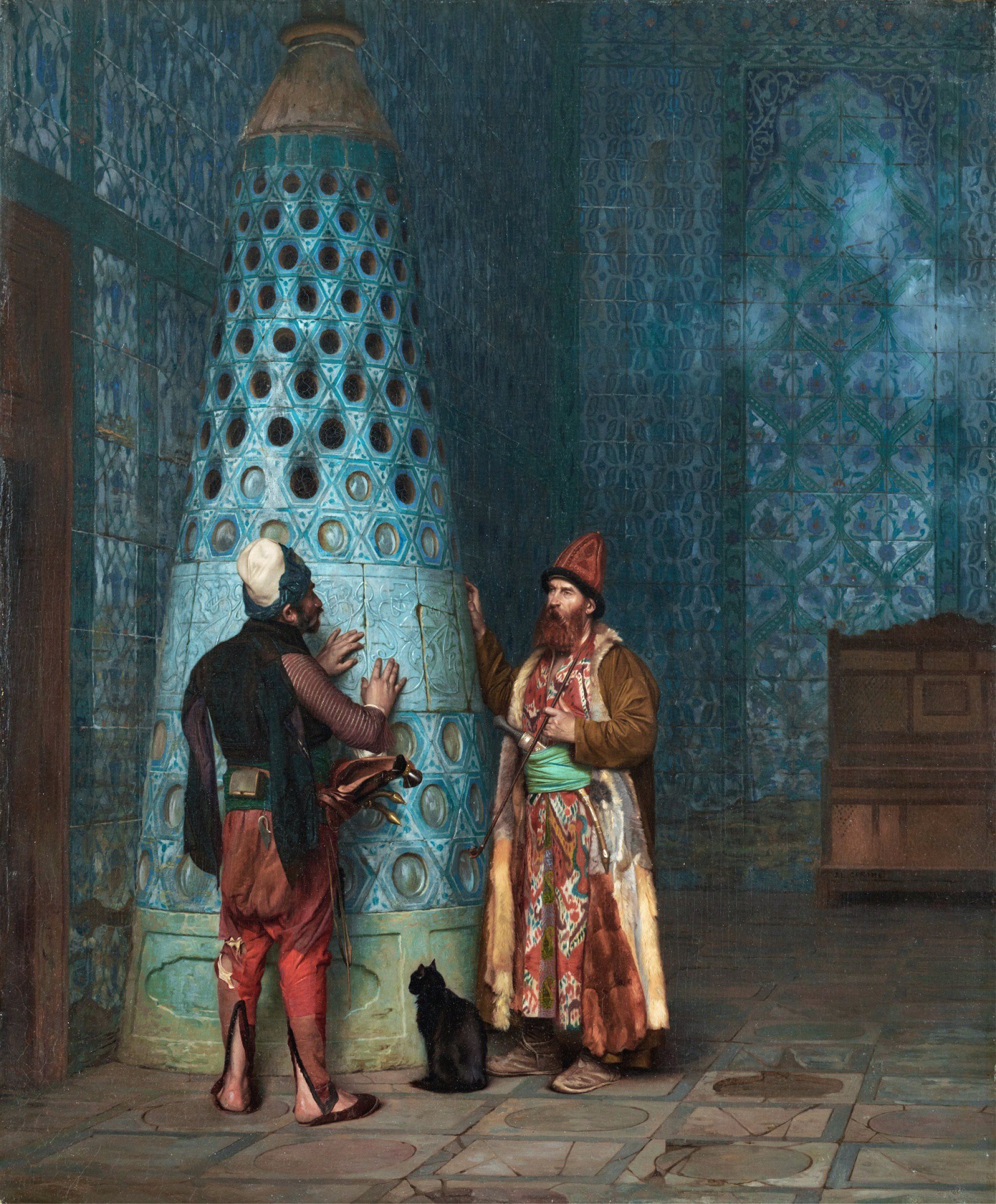 《在观众面前》（Before The Audience）｜让-莱昂·热罗姆 Jean-Léon Gérôme｜不明