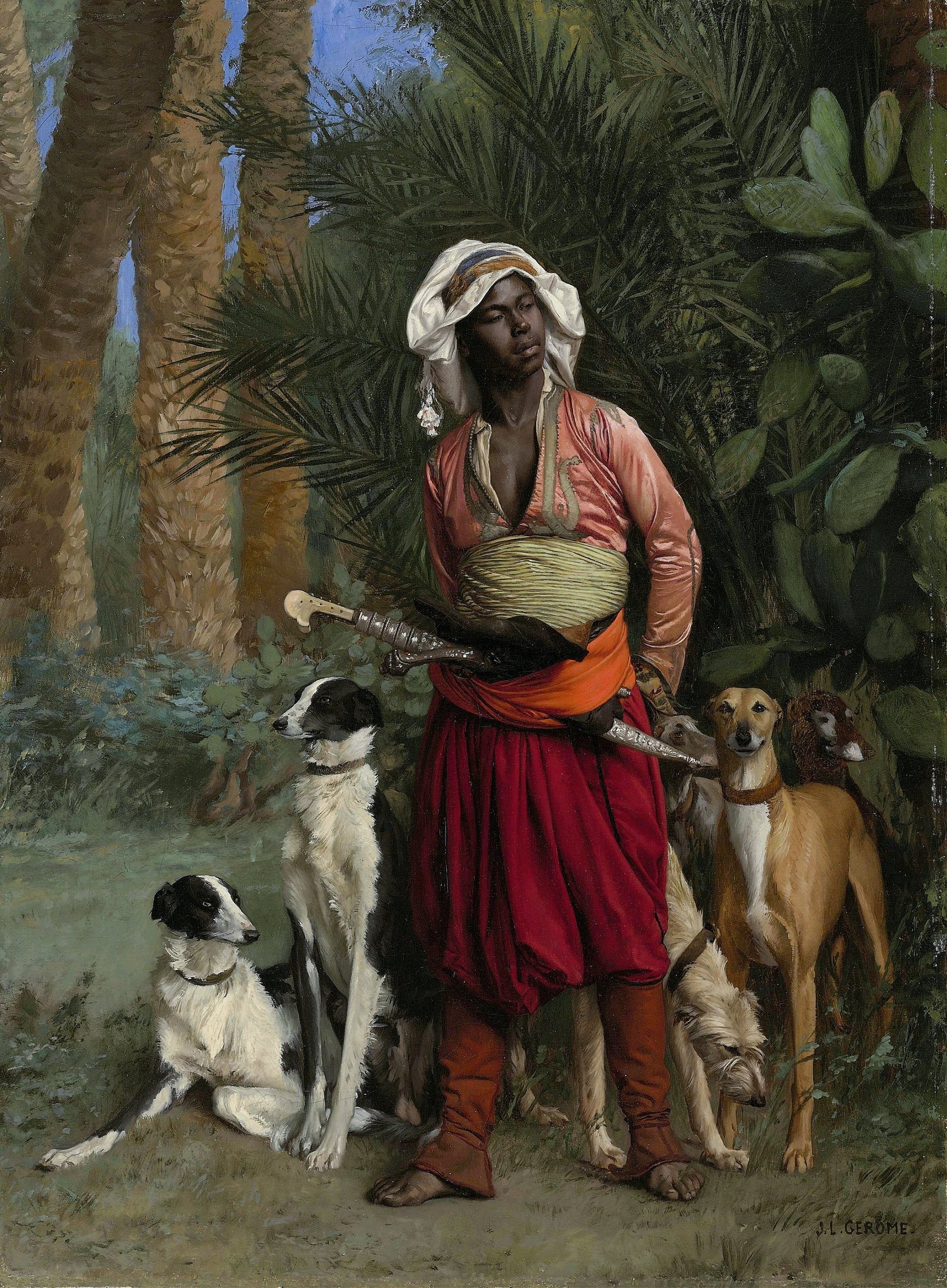 《猎犬大师》（Master of the Hounds）｜让-莱昂·热罗姆 Jean-Léon Gérôme｜1871