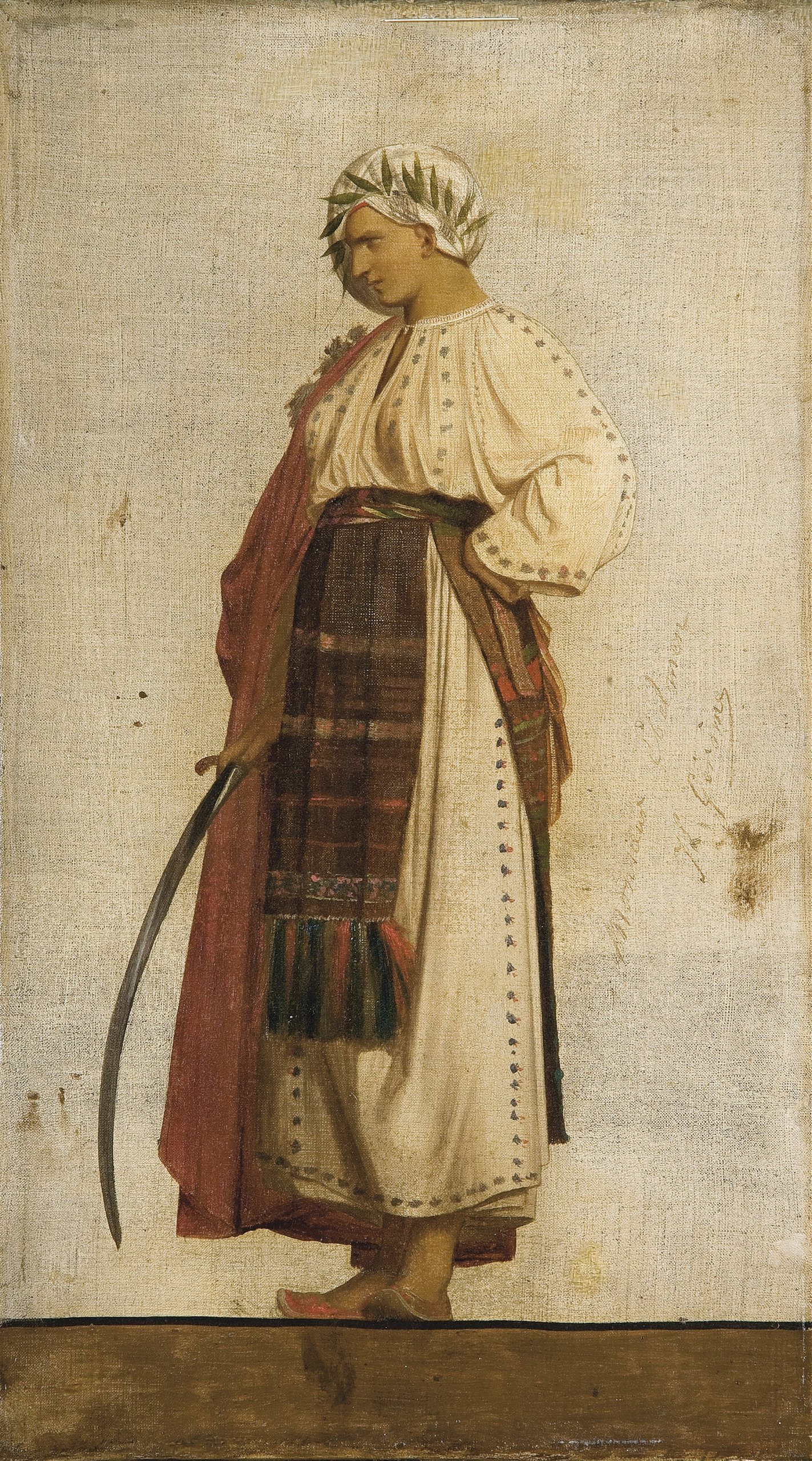 《象征土耳其的人物》（Character symbolizing Turkey）｜让-莱昂·热罗姆 Jean-Léon Gérôme｜不明