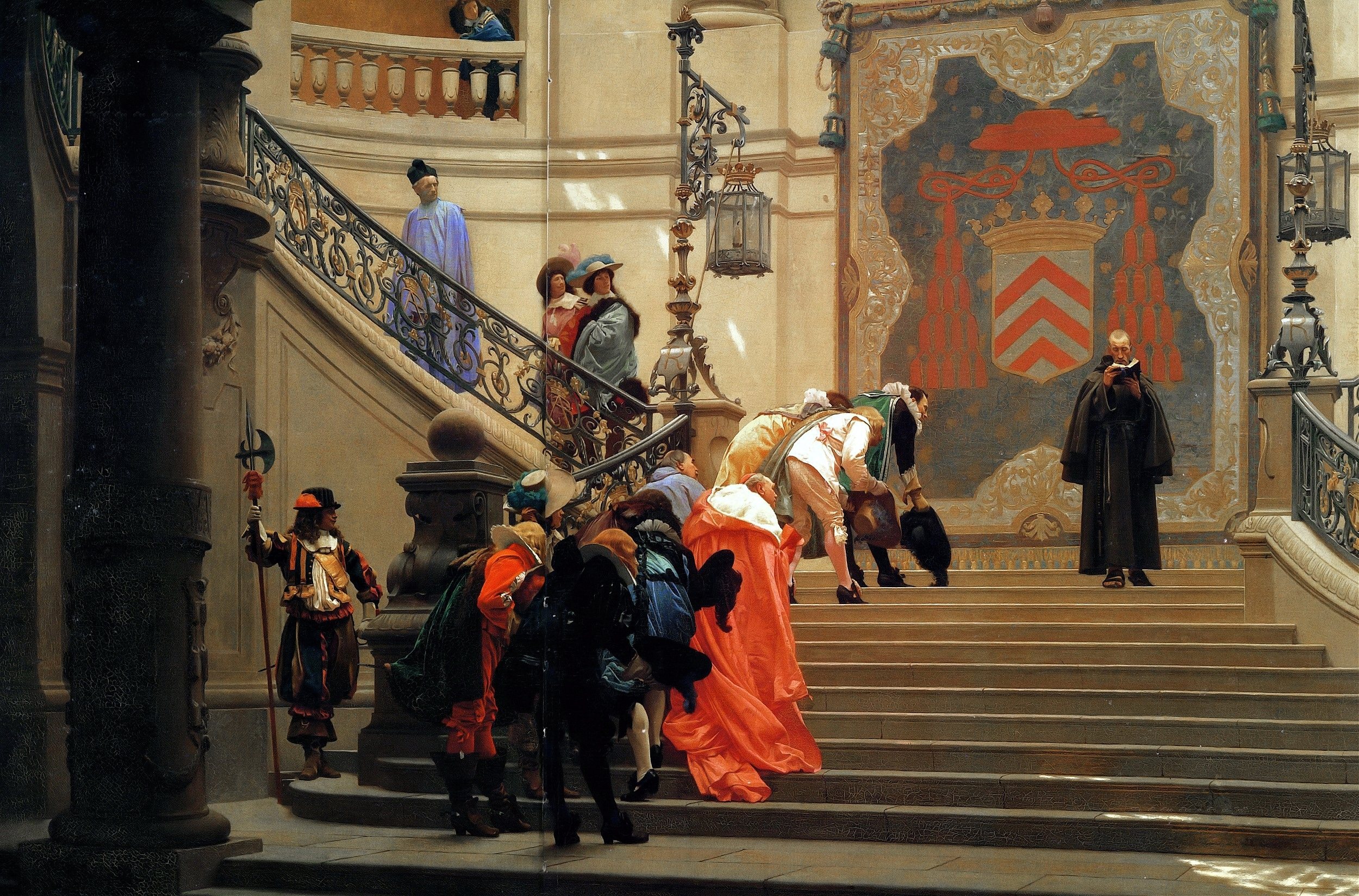 《灰色显赫》（The Gray Eminence）｜让-莱昂·热罗姆 Jean-Léon Gérôme｜1873