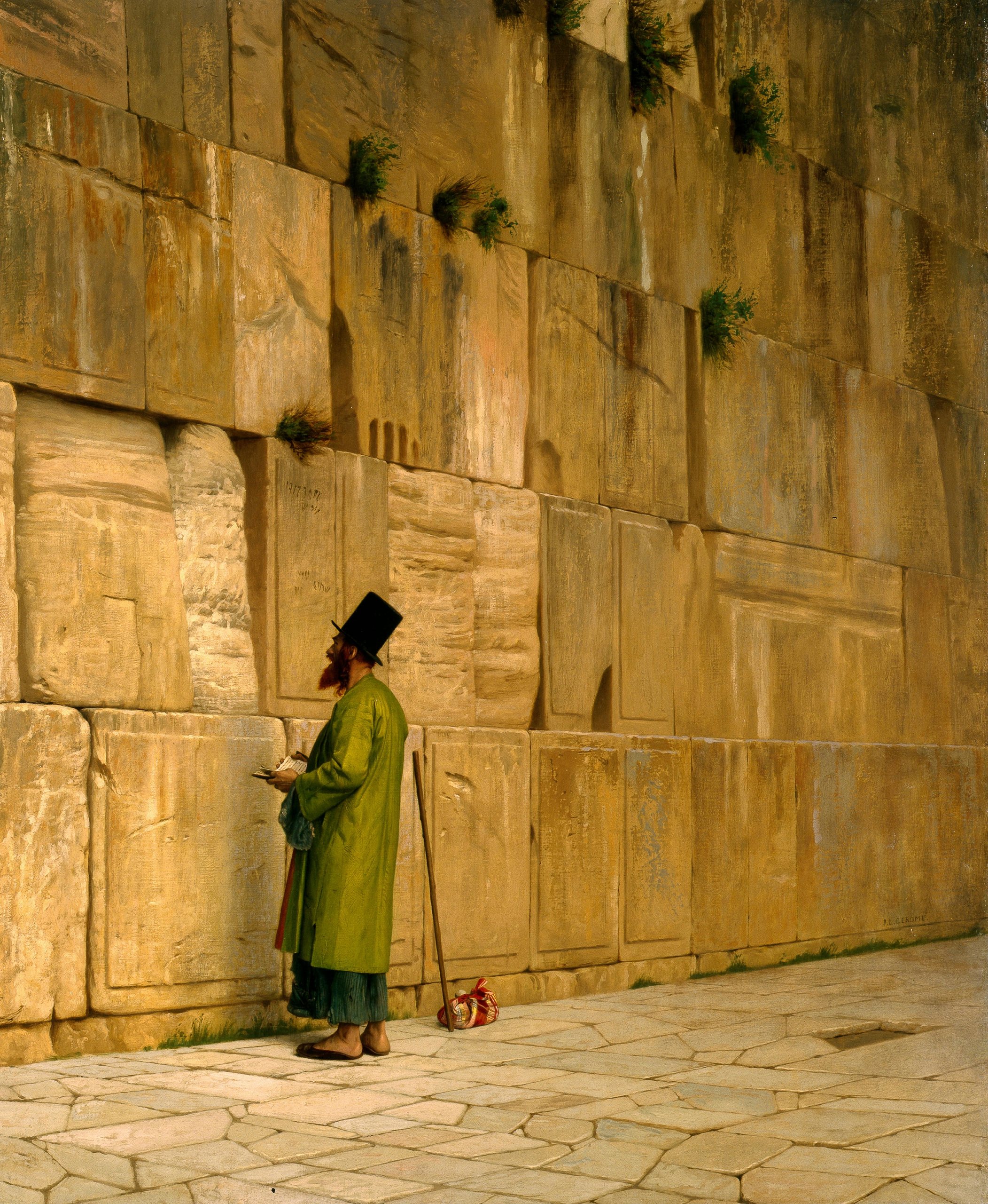 《哭墙》（The Wailing Wall）｜让-莱昂·热罗姆 Jean-Léon Gérôme｜不明