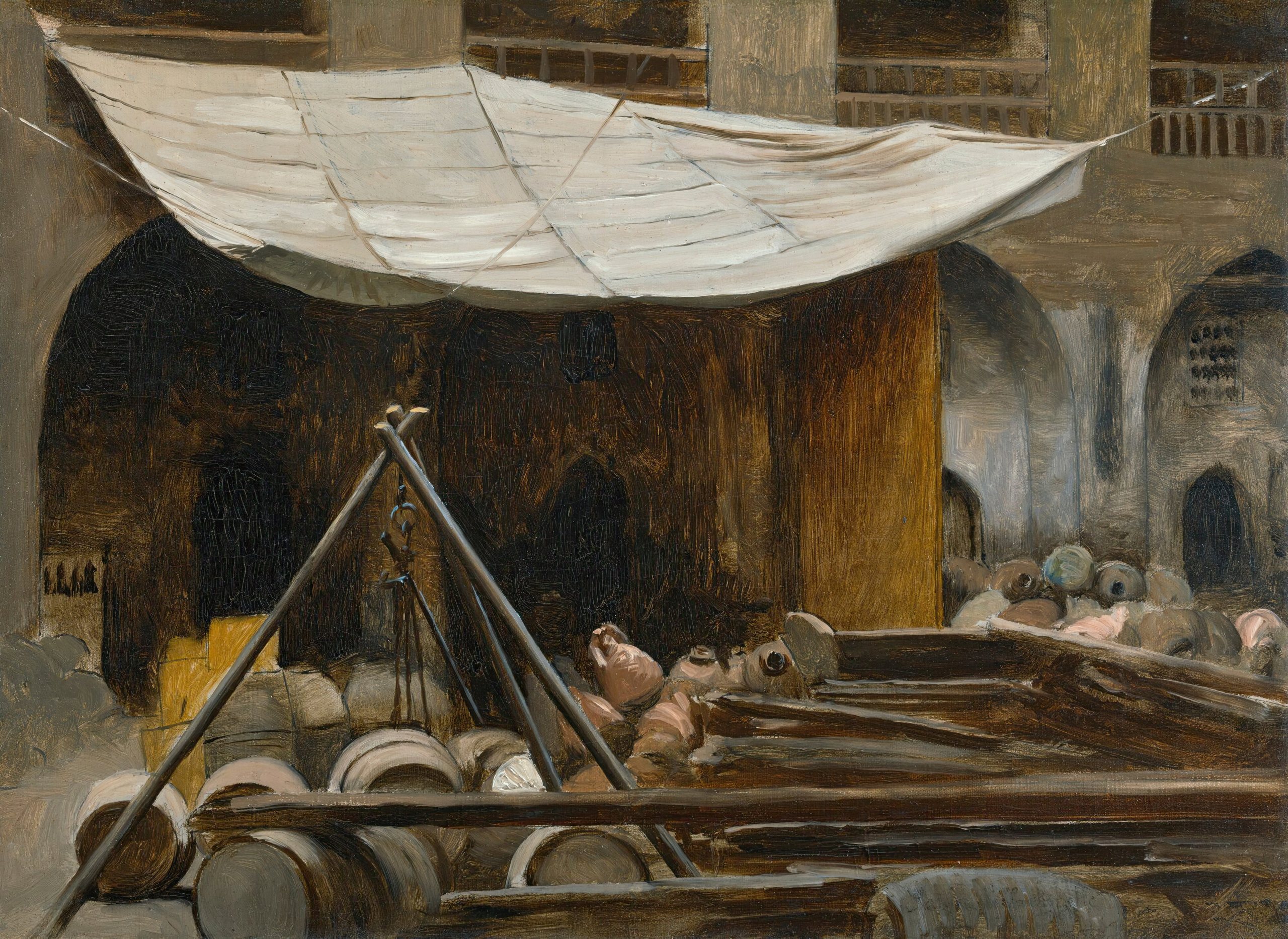 《阿卡城堡》（The Citadel, Acre）｜让-莱昂·热罗姆 Jean-Léon Gérôme｜不明