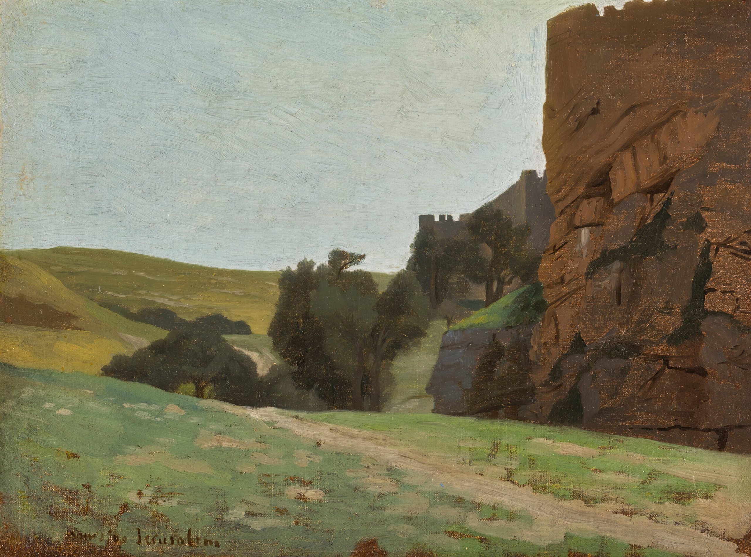 《耶路撒冷的城墙》（The Walls Of Jerusalem）｜让-莱昂·热罗姆 Jean-Léon Gérôme｜不明