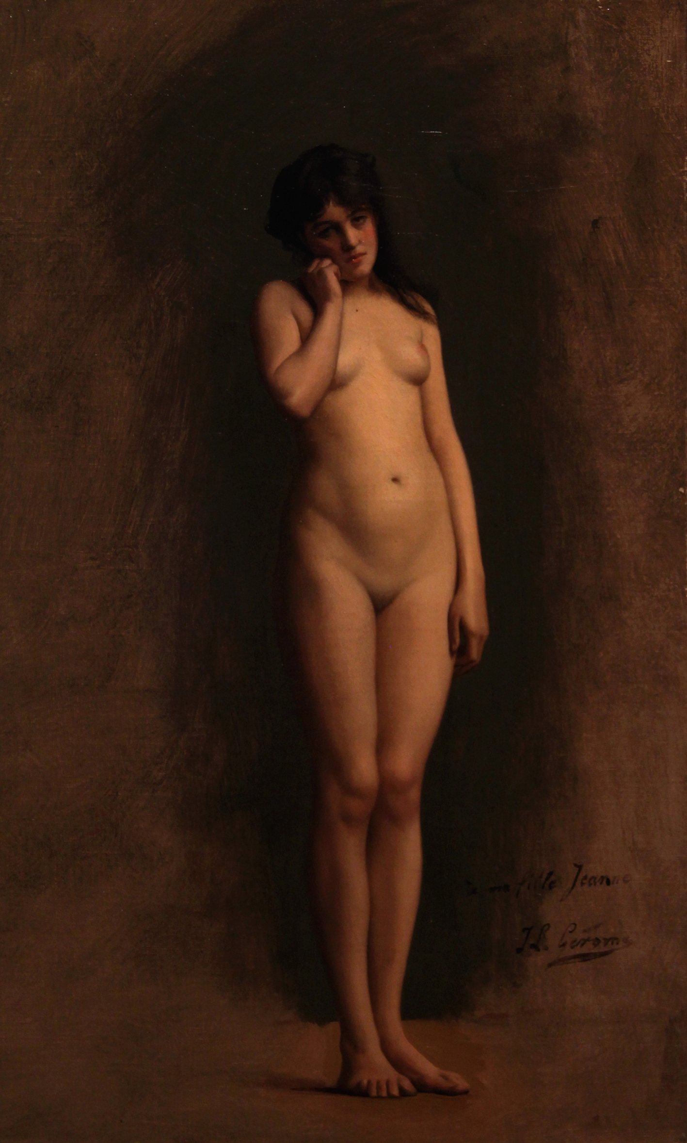 《古罗马奴隶市场研究》（Study for Slave Market in Ancient Rome）｜让-莱昂·热罗姆 Jean-Léon Gérôme｜1886