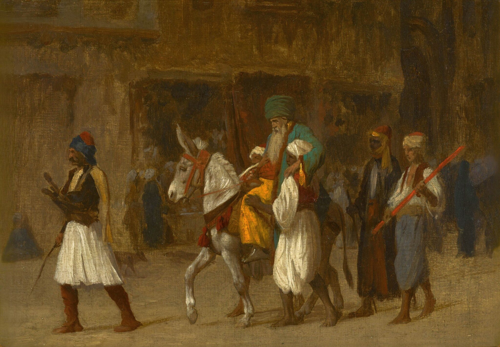 《长老游行》（The Elders’ Procession）｜让-莱昂·热罗姆 Jean-Léon Gérôme｜不明